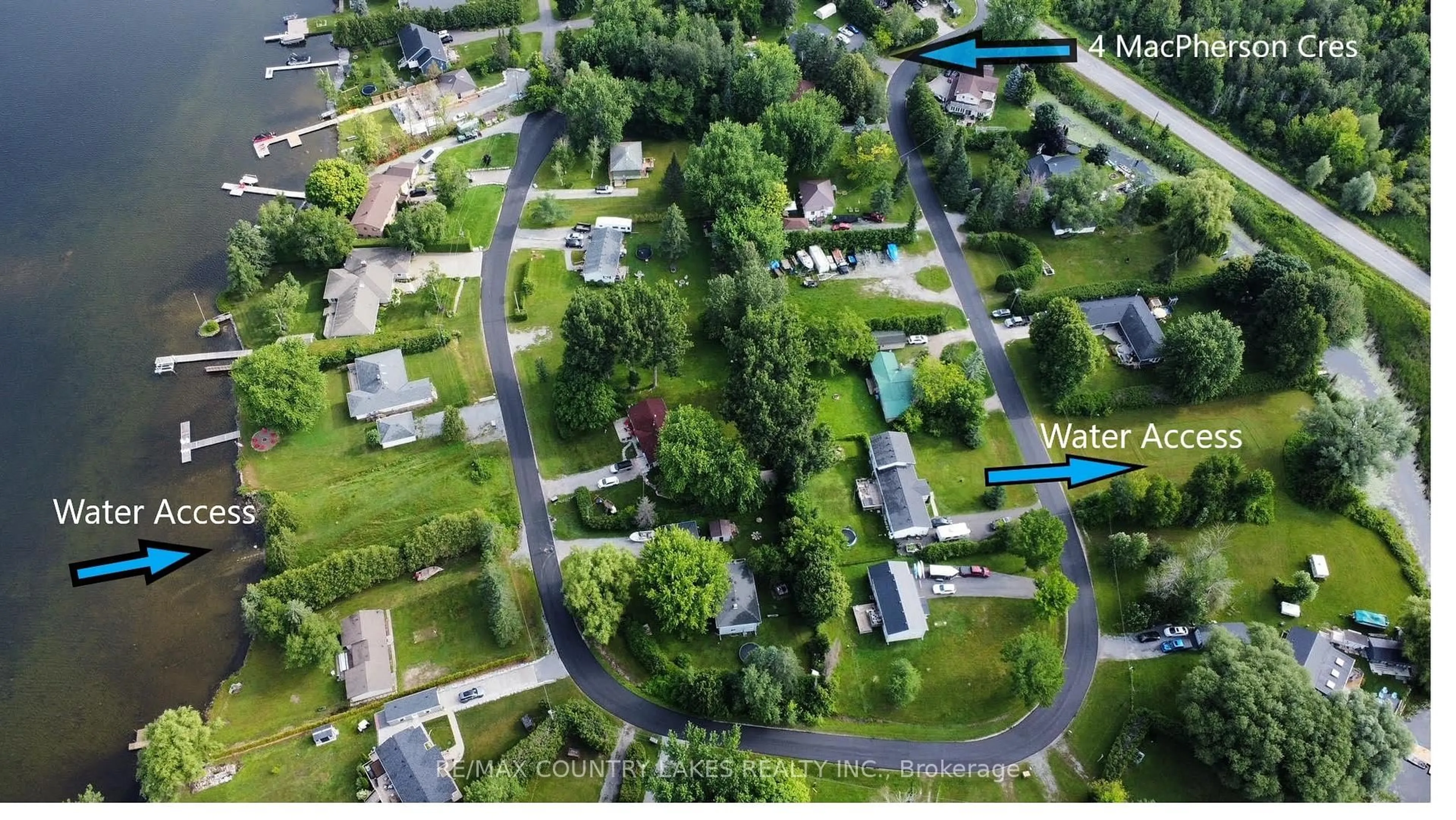 A pic from outside/outdoor area/front of a property/back of a property/a pic from drone, street for 4 MACPHERSON Cres, Kawartha Lakes Ontario K0M 2B0