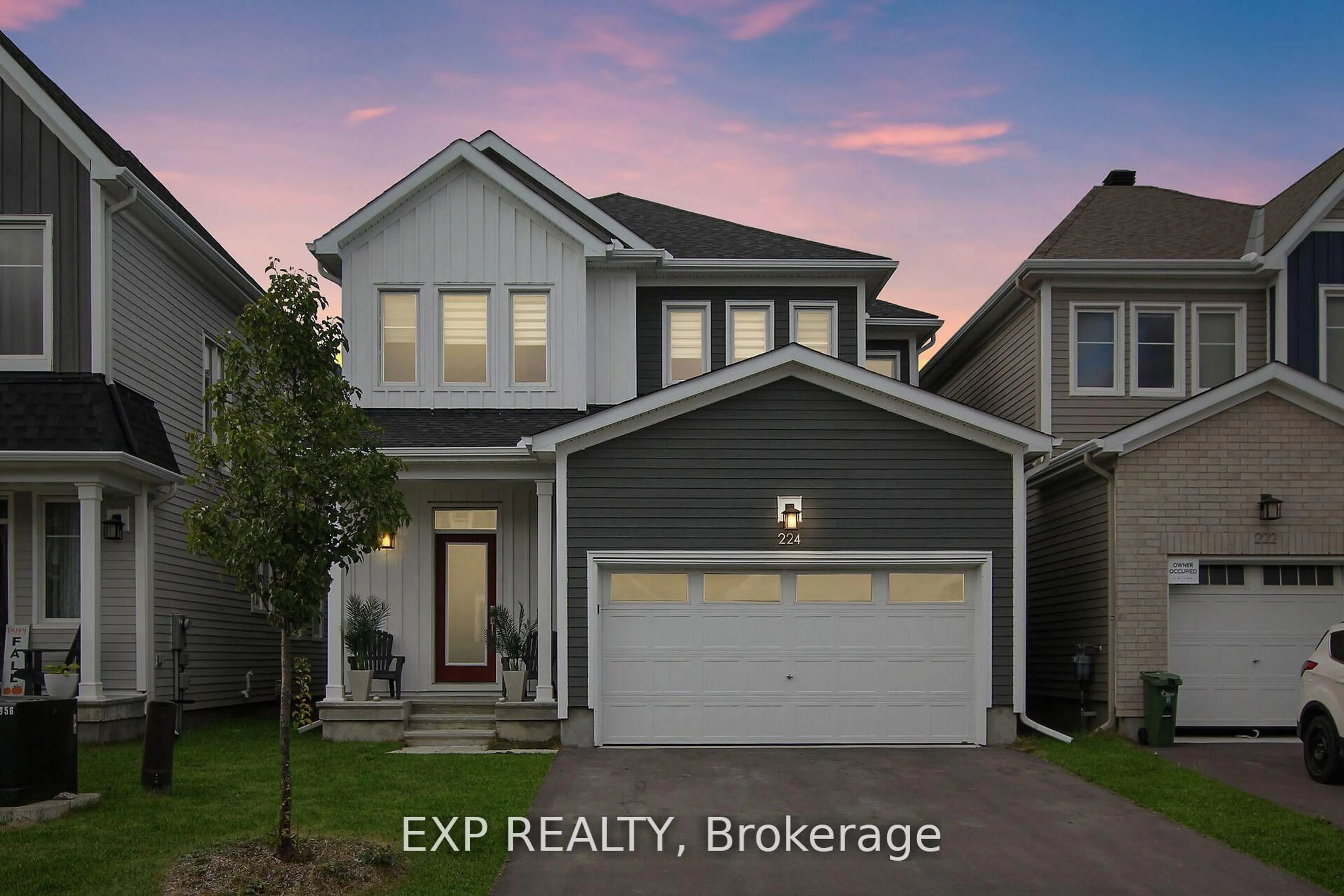 Home with vinyl exterior material, street for 224 Pursuit Terr, Richmond Ontario K0A 2Z0