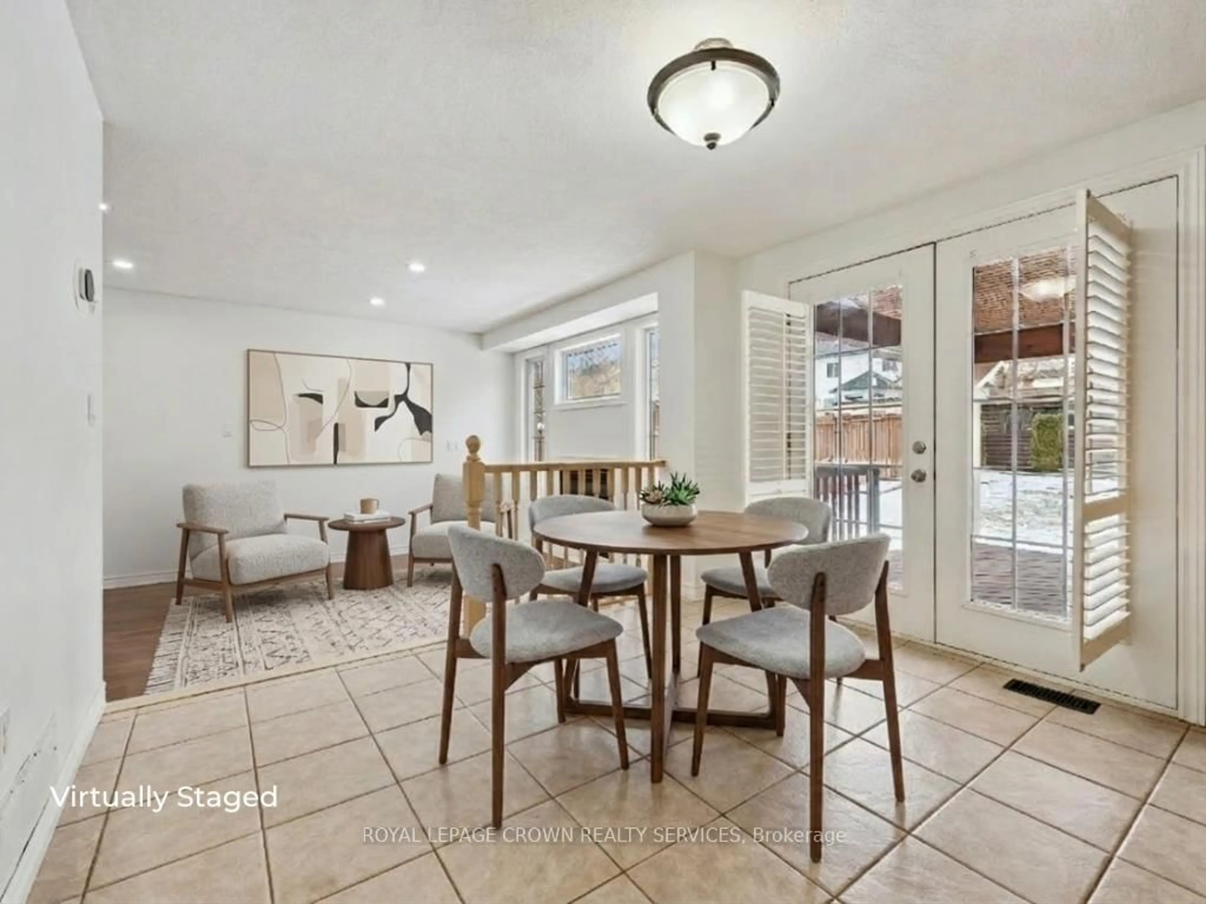 Dining room, ceramic/tile floor for 16 Merlene Crt, Cambridge Ontario N3C 4G1