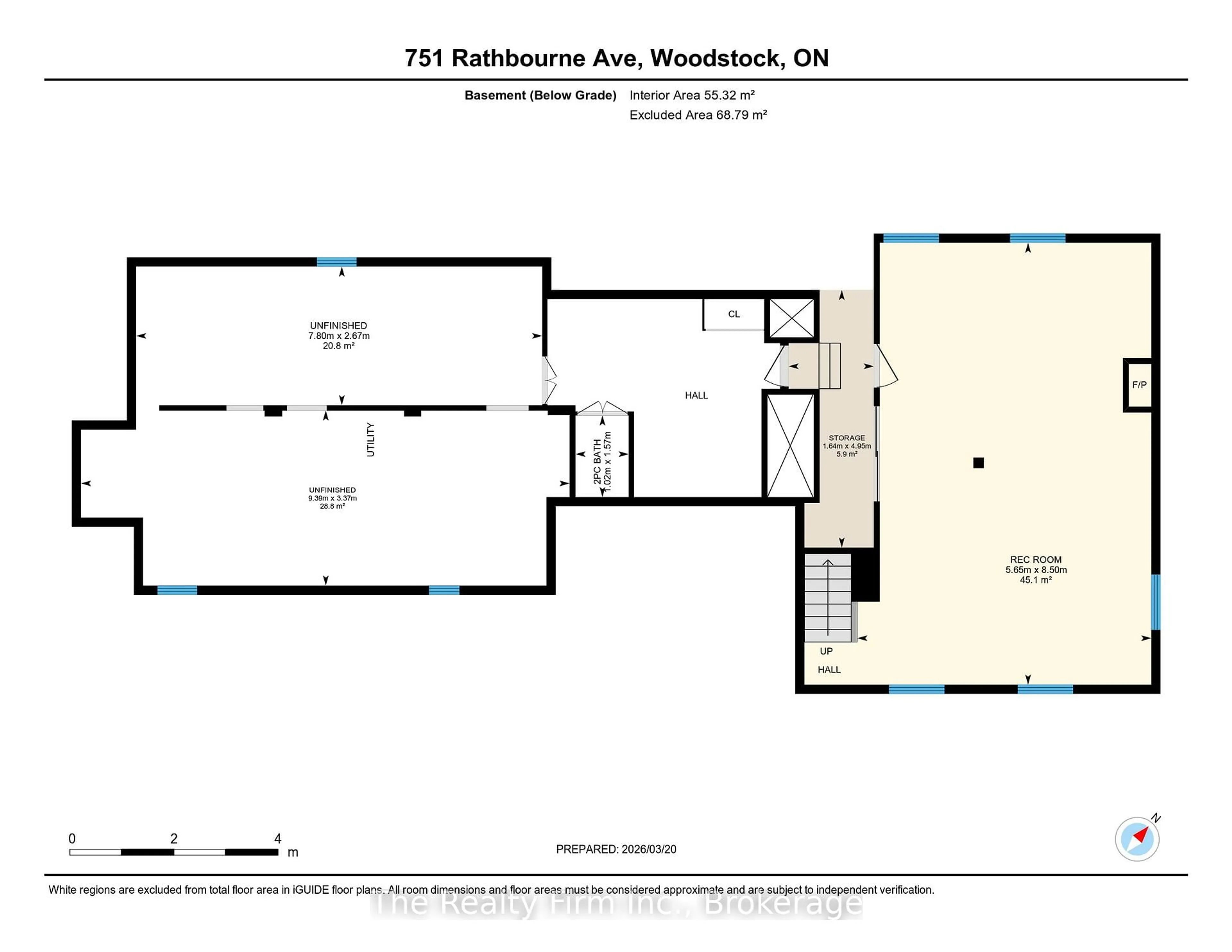 Floor plan for 751 Rathbourne Ave, Woodstock Ontario N4S 4L6