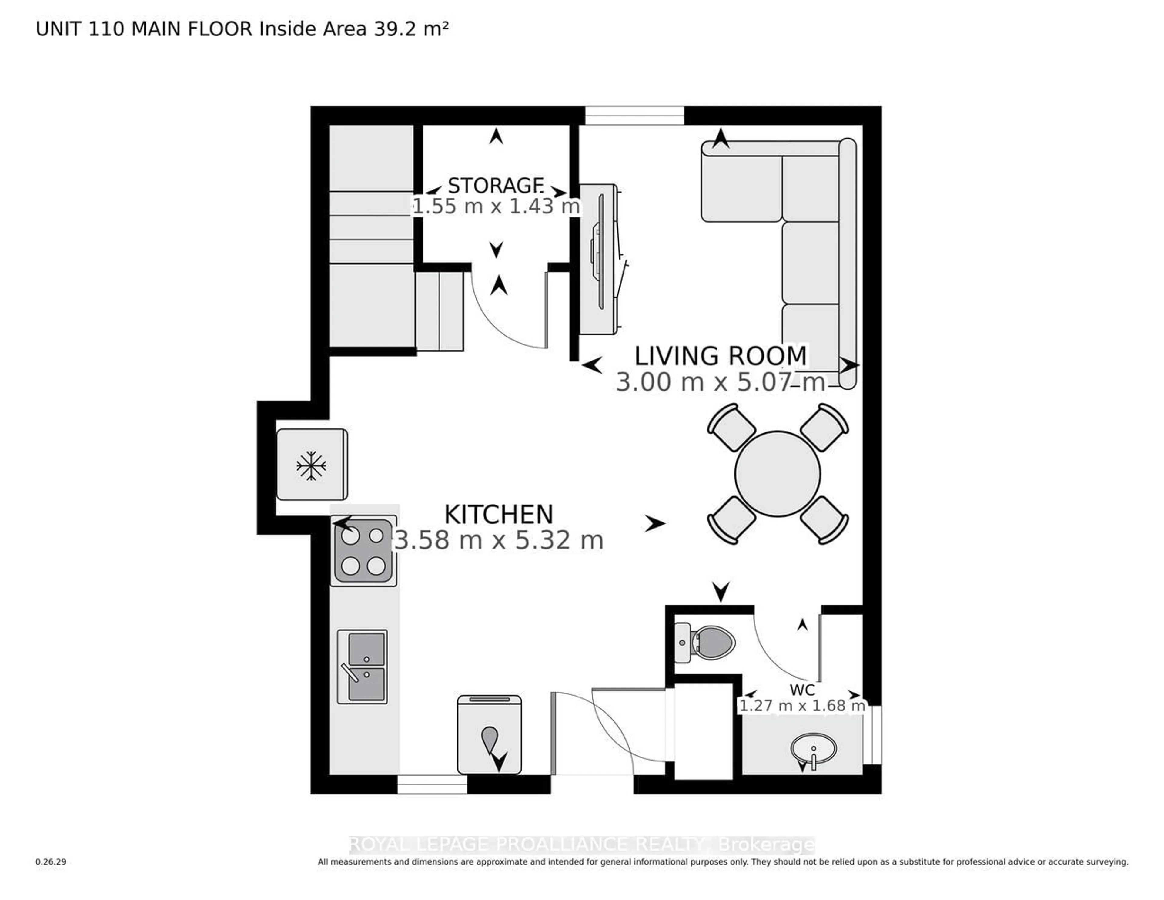 Floor plan for 110 Park St, Prescott Ontario K0E 1T0