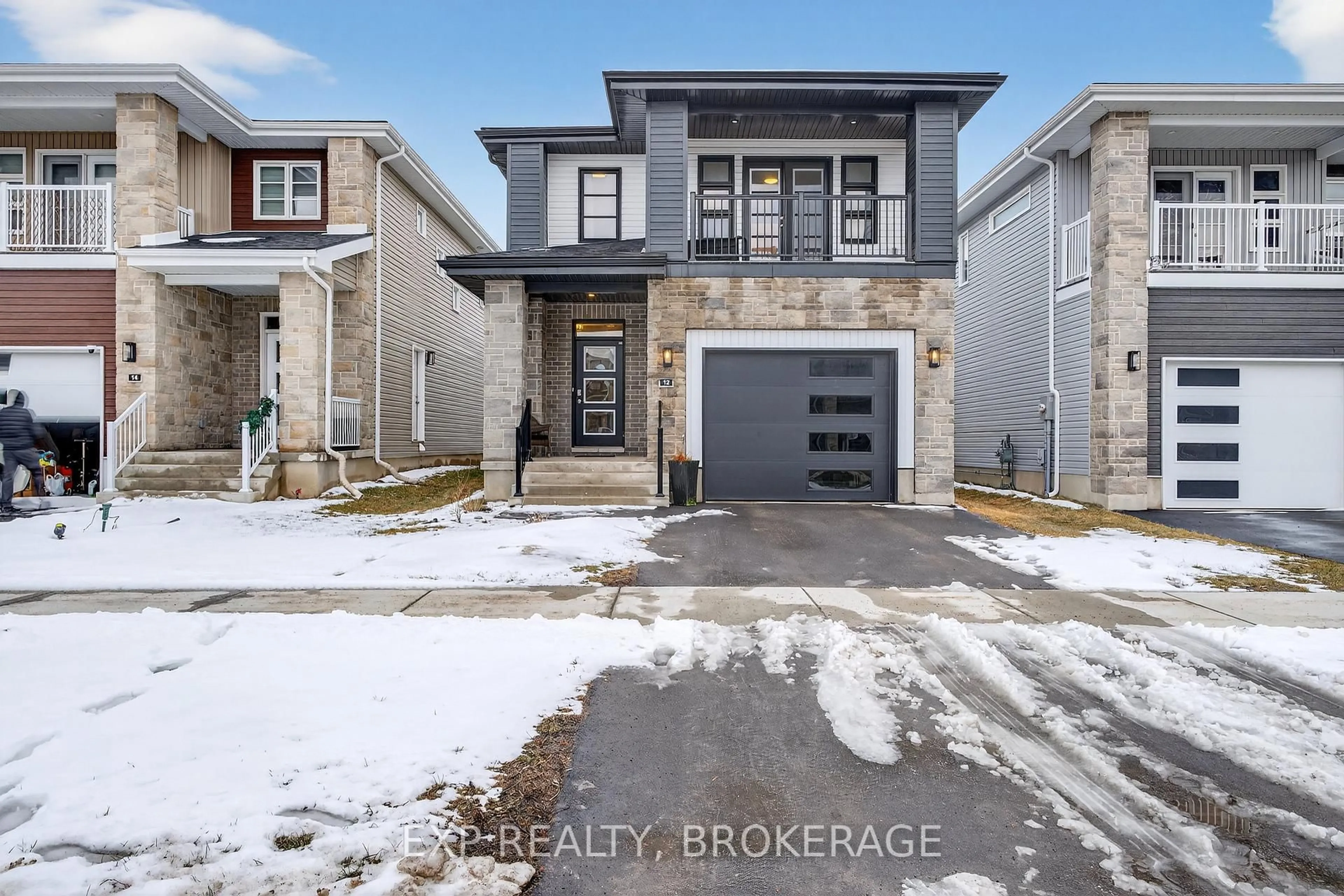 Home with brick exterior material, street for 12 WALDEN POND Dr, Loyalist Ontario K7N 0E6