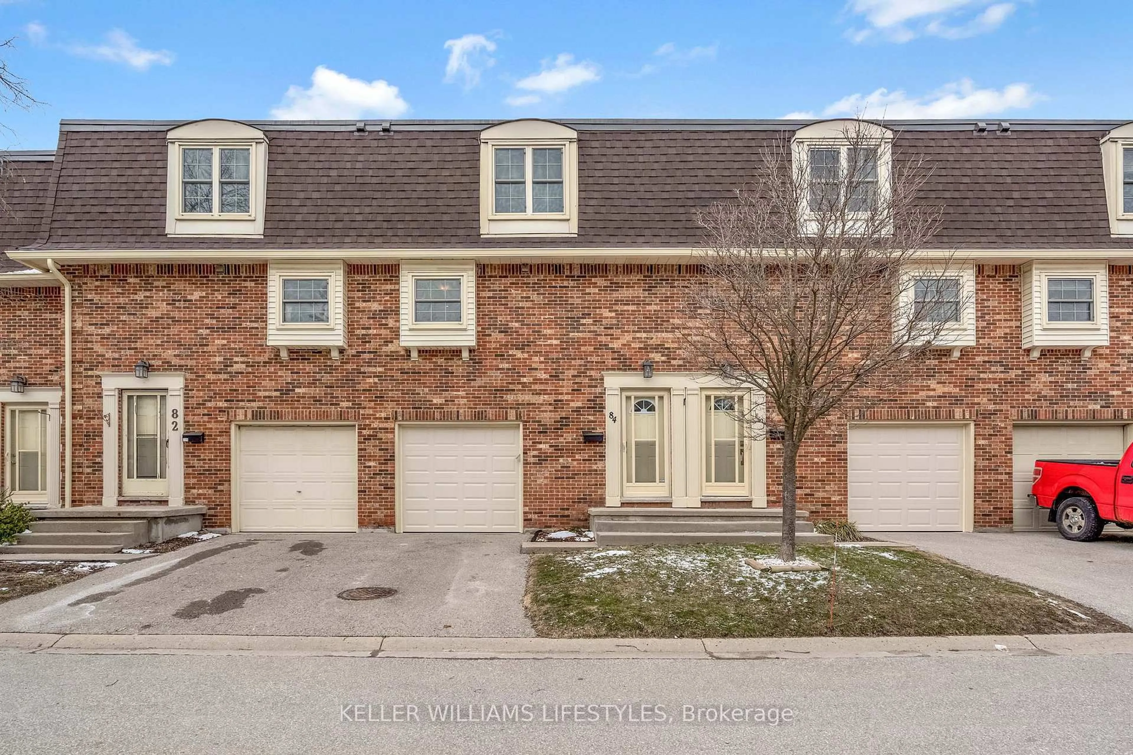 Home with brick exterior material, street for 900 Pond View Rd #84, London South Ontario N5Z 4L7