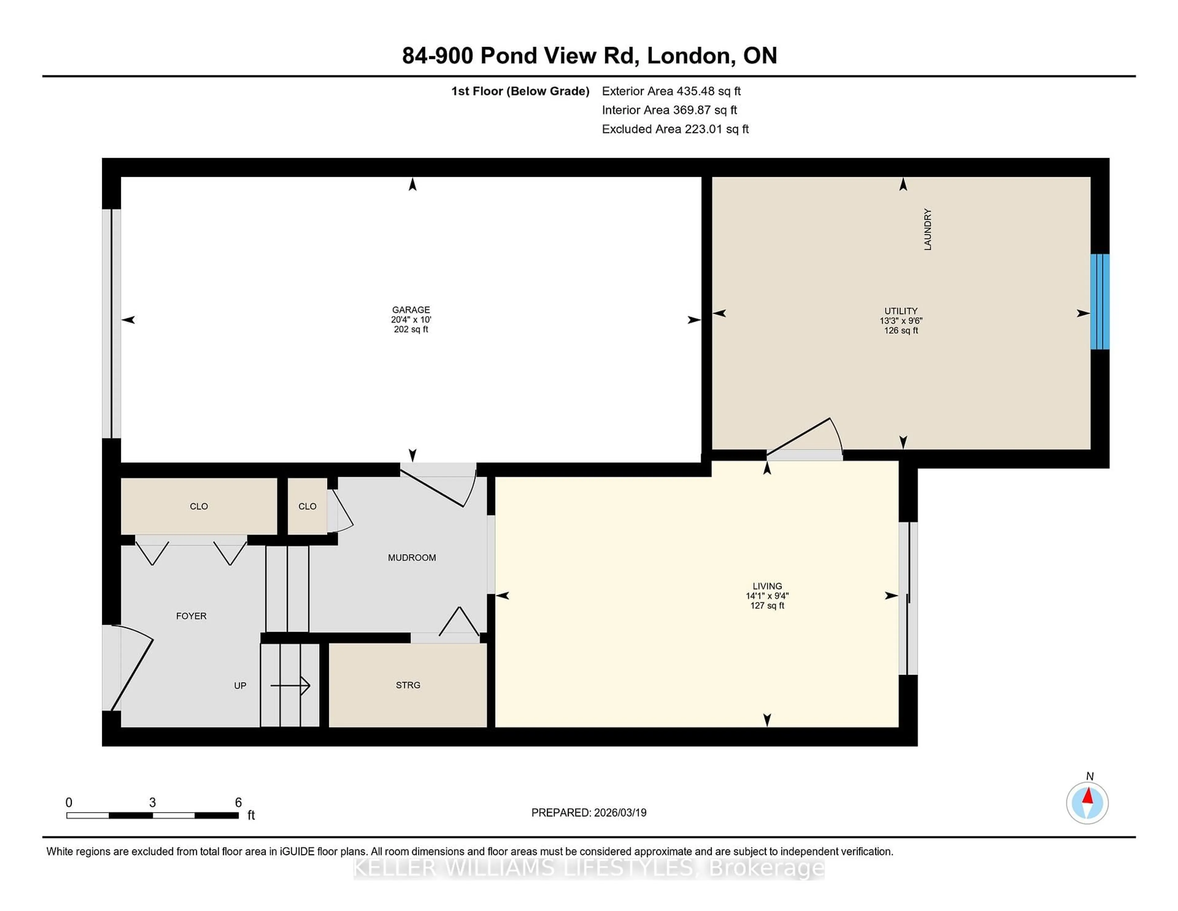 Floor plan for 900 Pond View Rd #84, London South Ontario N5Z 4L7