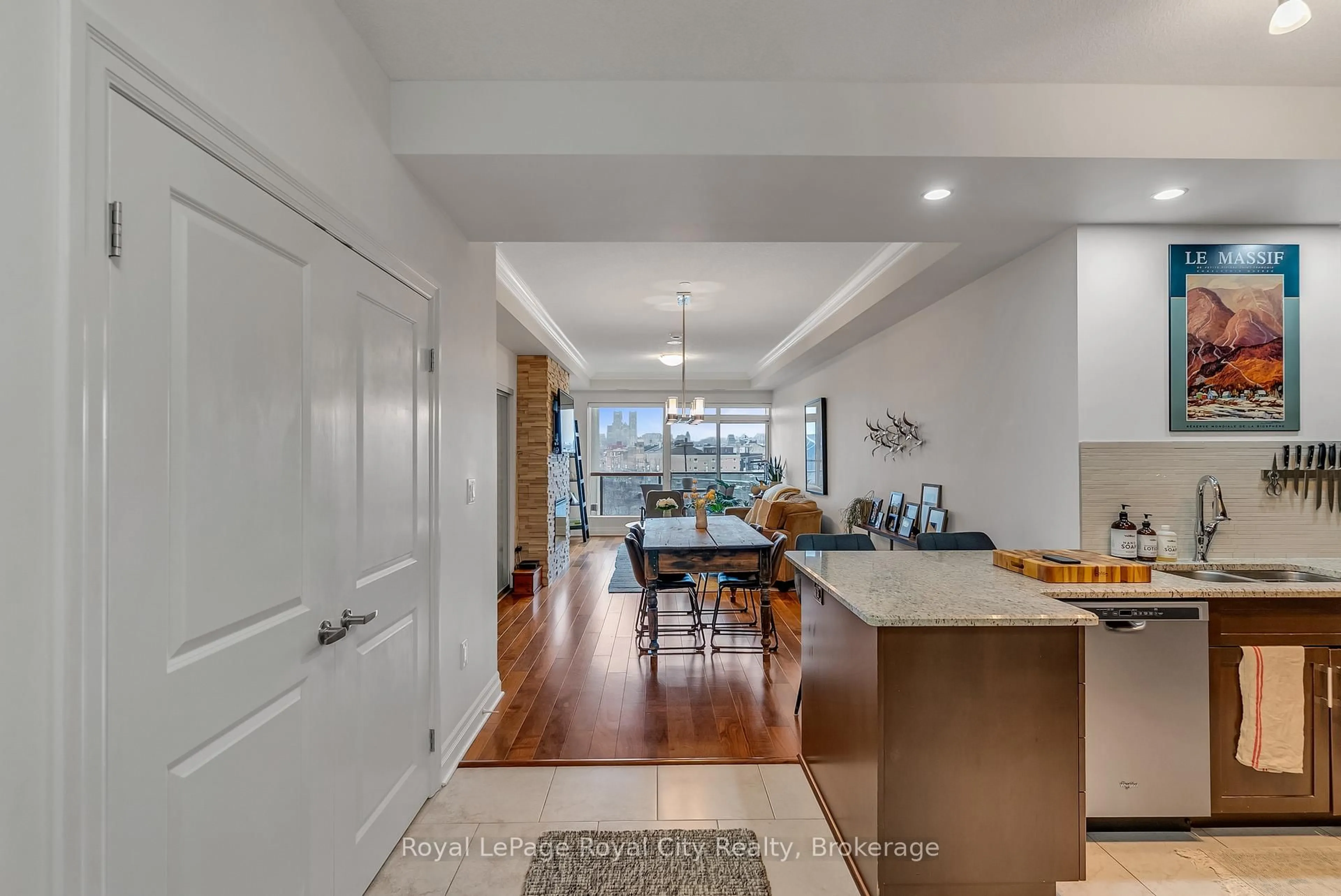 Open concept kitchen, unknown for 150 Wellington St #603, Guelph Ontario N1H 0B5