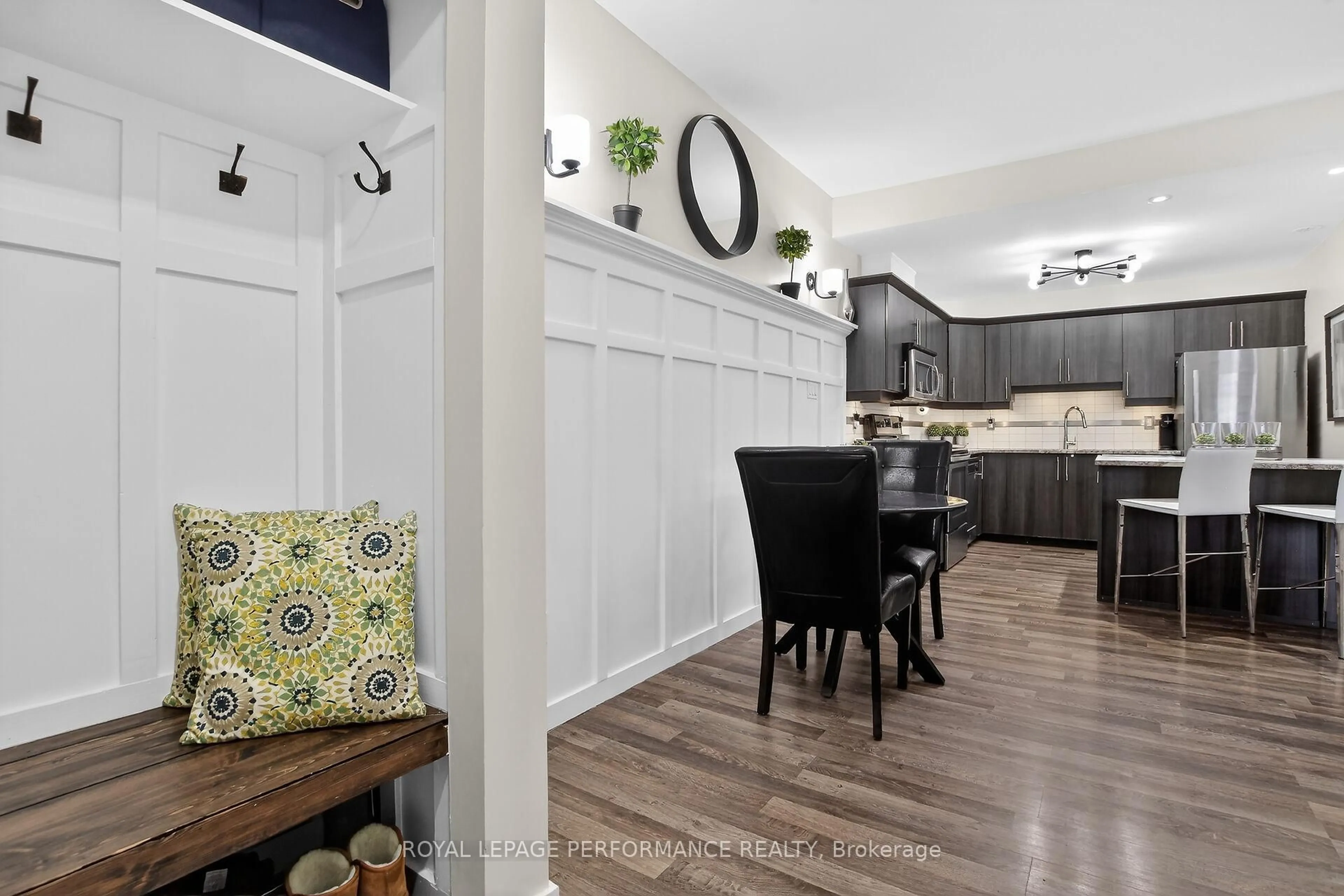 Open concept kitchen, ceramic/tile floor for 135 Harthill Way #B, Ottawa Ontario K2J 5V1