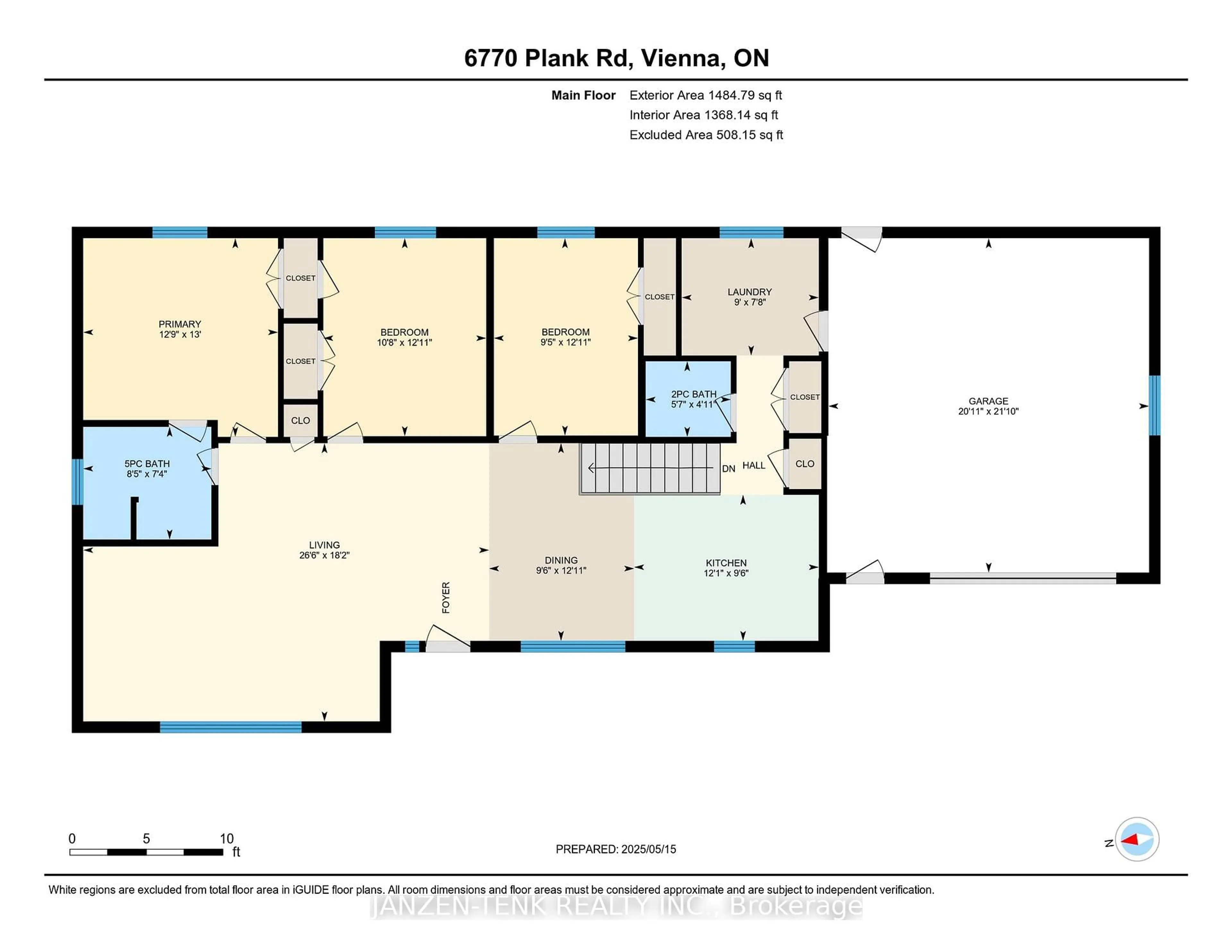 Floor plan for 6770 Plank Rd, Bayham Ontario N0J 1Z0