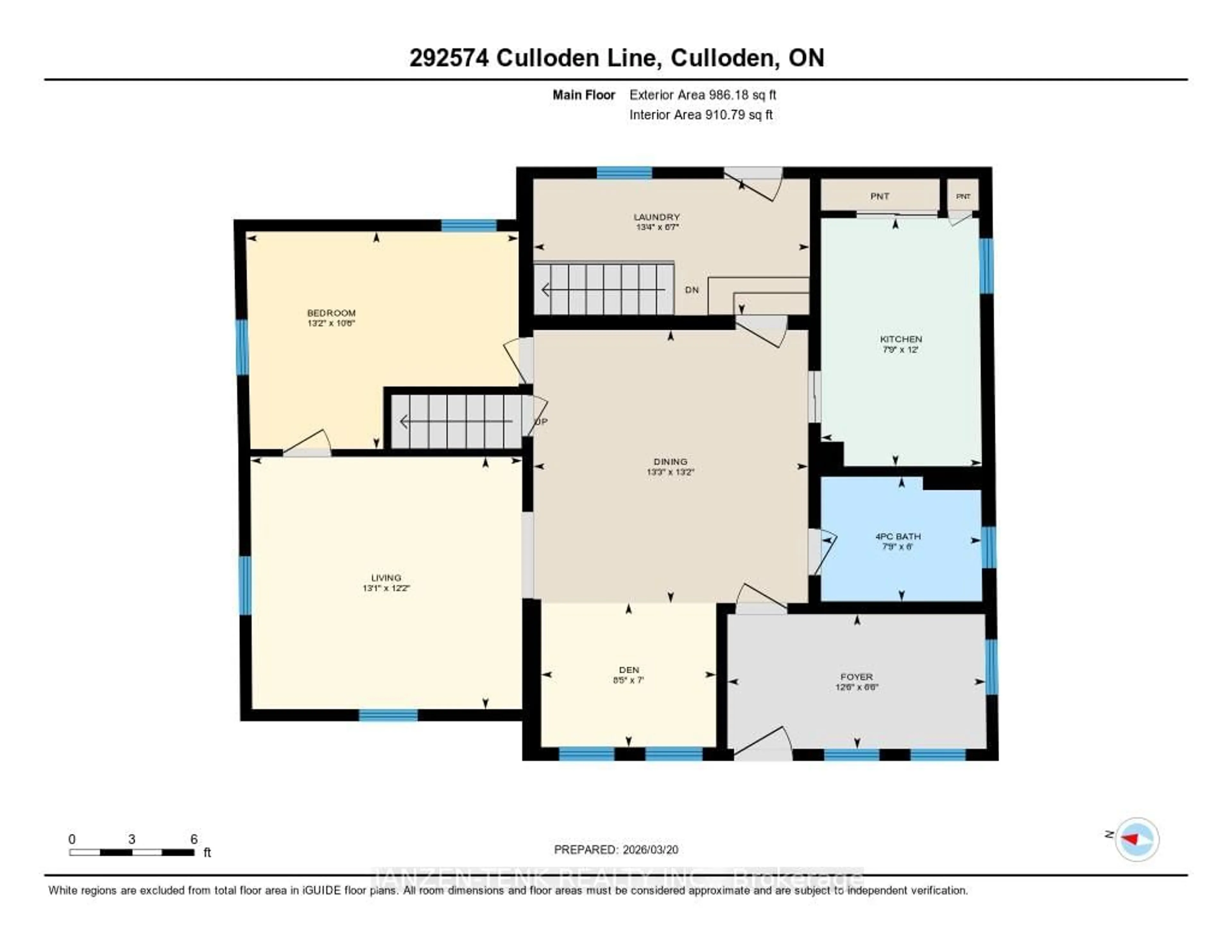 Floor plan for 292574 Culloden Line, South-West Oxford Ontario N0L 1C0