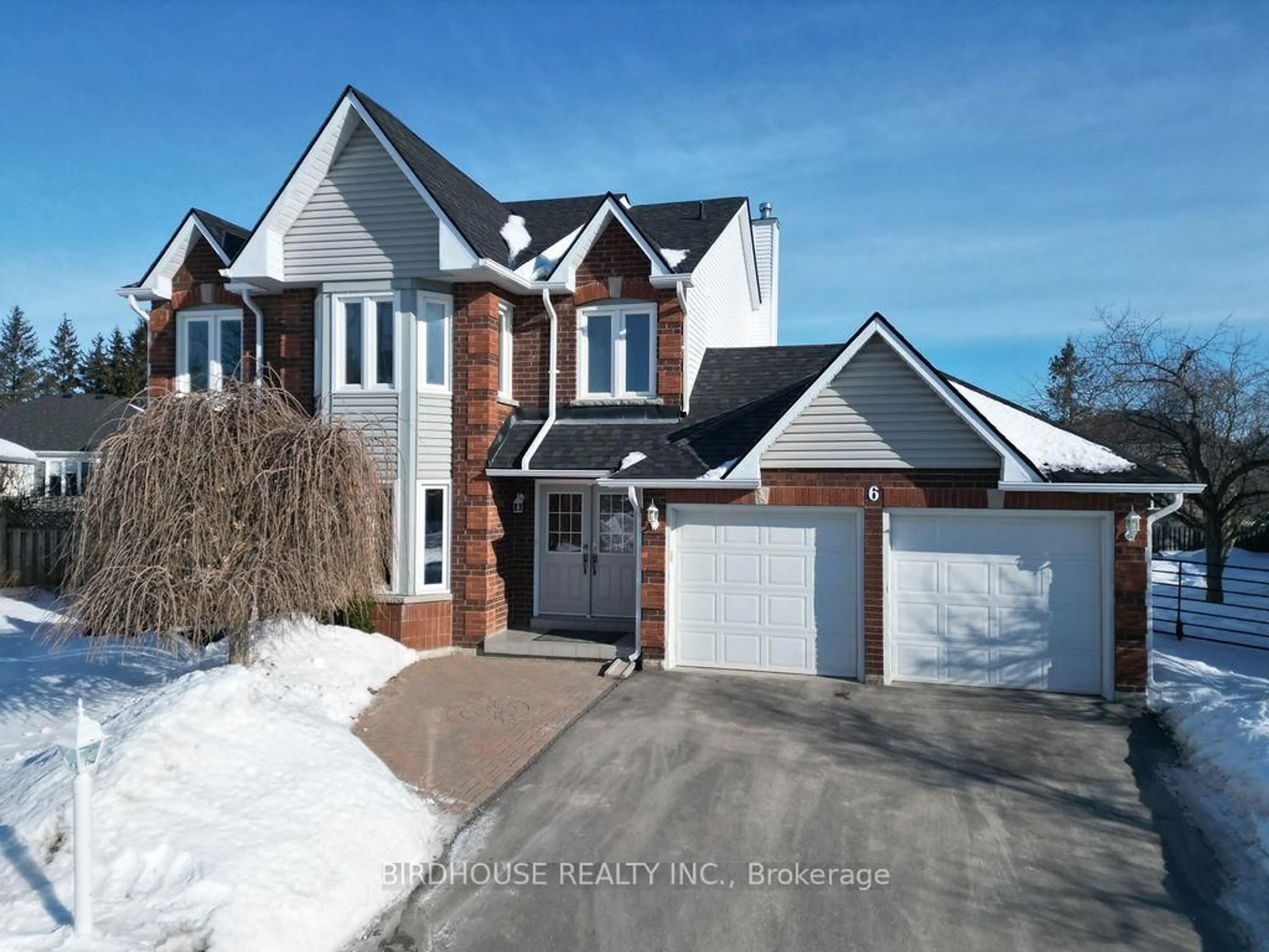 Home with brick exterior material, street for 6 Purdy Crt, Kawartha Lakes Ontario K9V 6E4