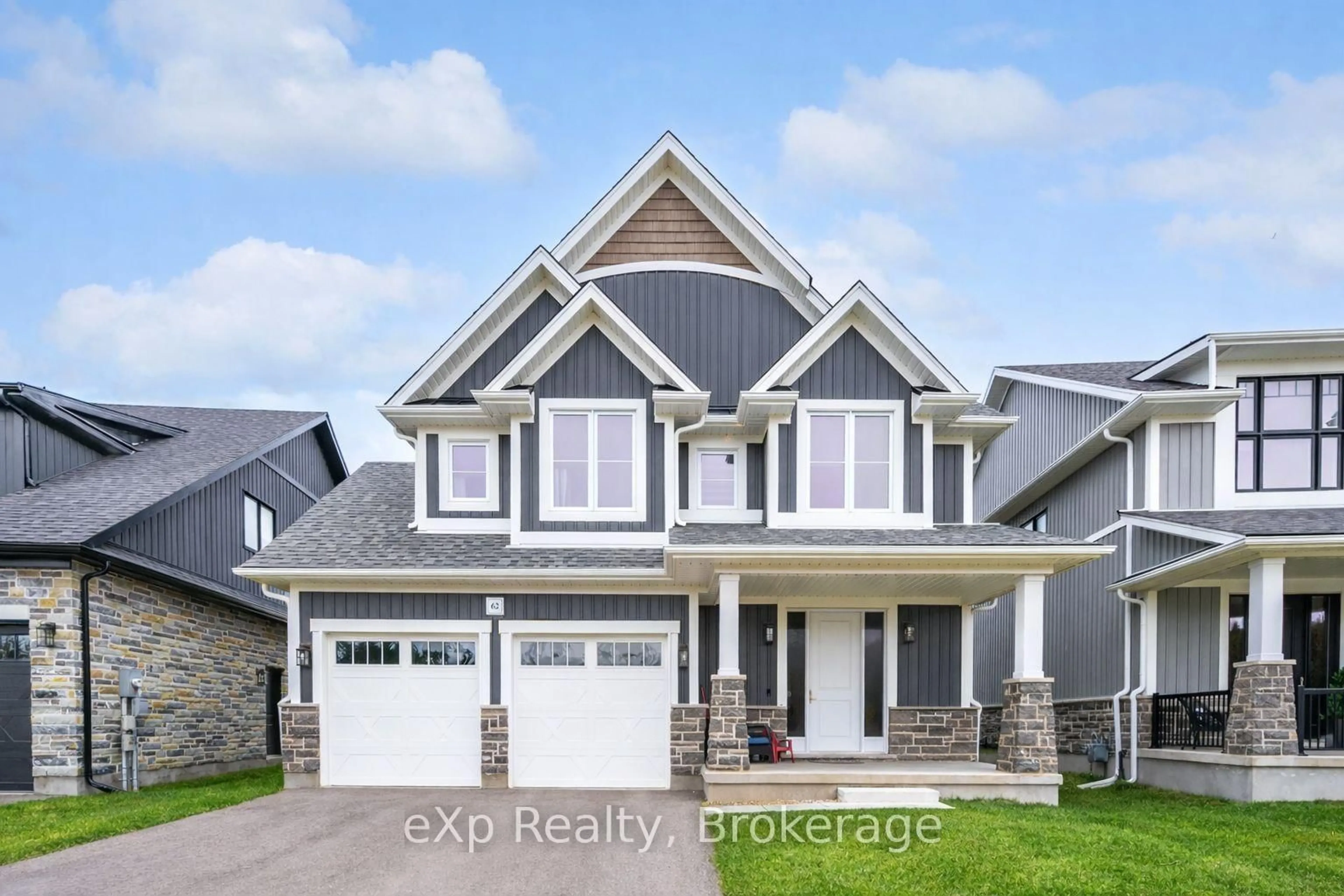 Home with vinyl exterior material, street for 62 Haylock Ave, Centre Wellington Ontario N0B 1S0