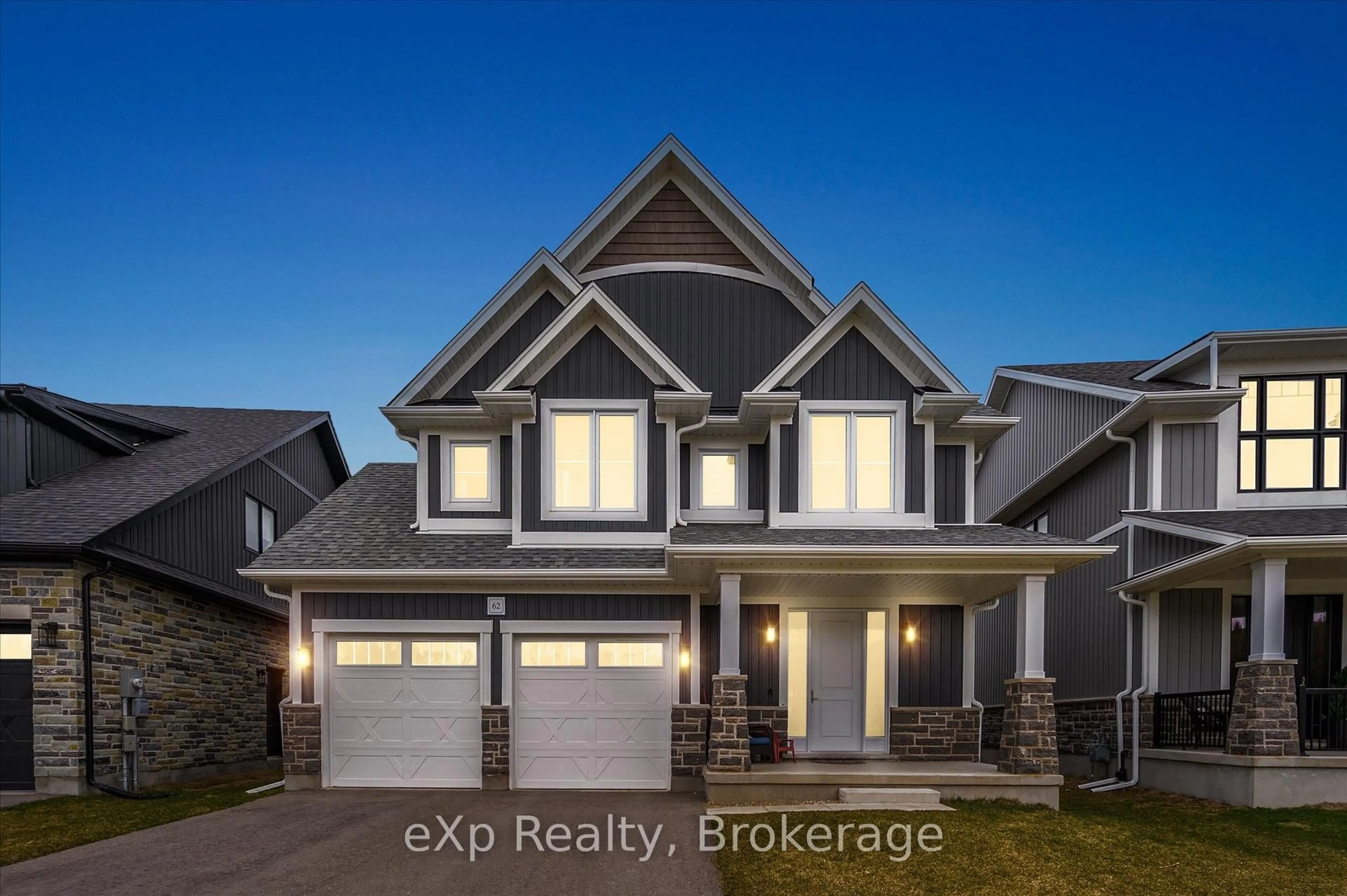 Home with vinyl exterior material, street for 62 Haylock Ave, Centre Wellington Ontario N0B 1S0