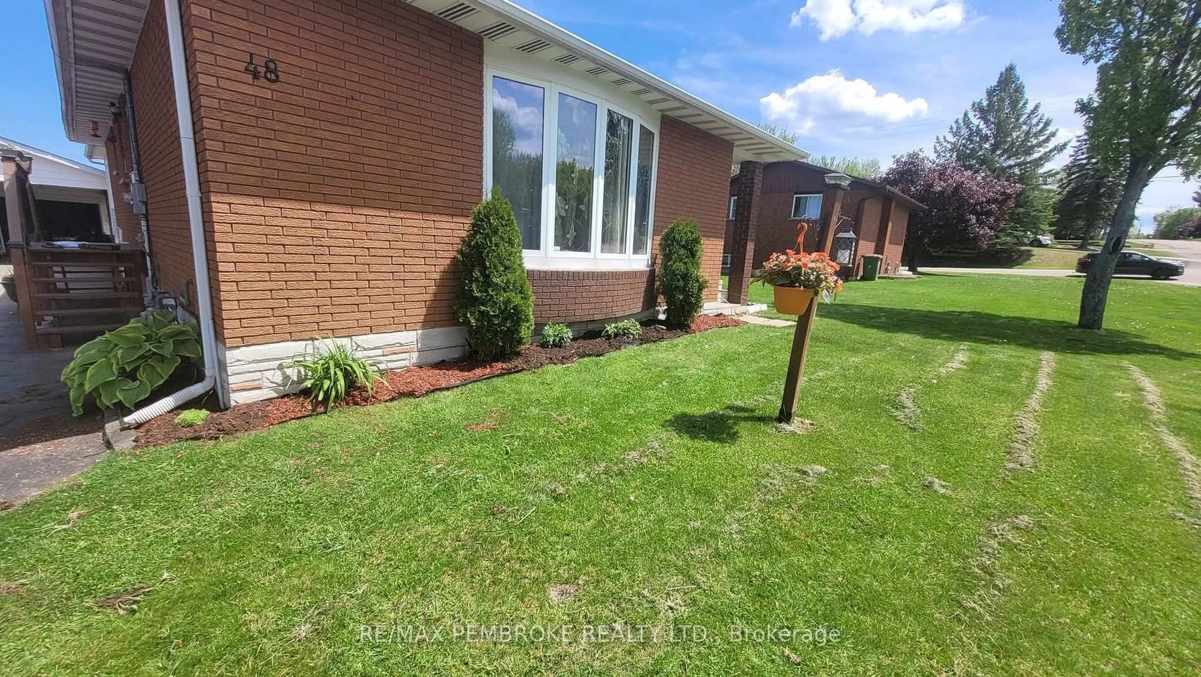 Home with brick exterior material, street for 48 Selkirk St, Petawawa Ontario K8H 1P2