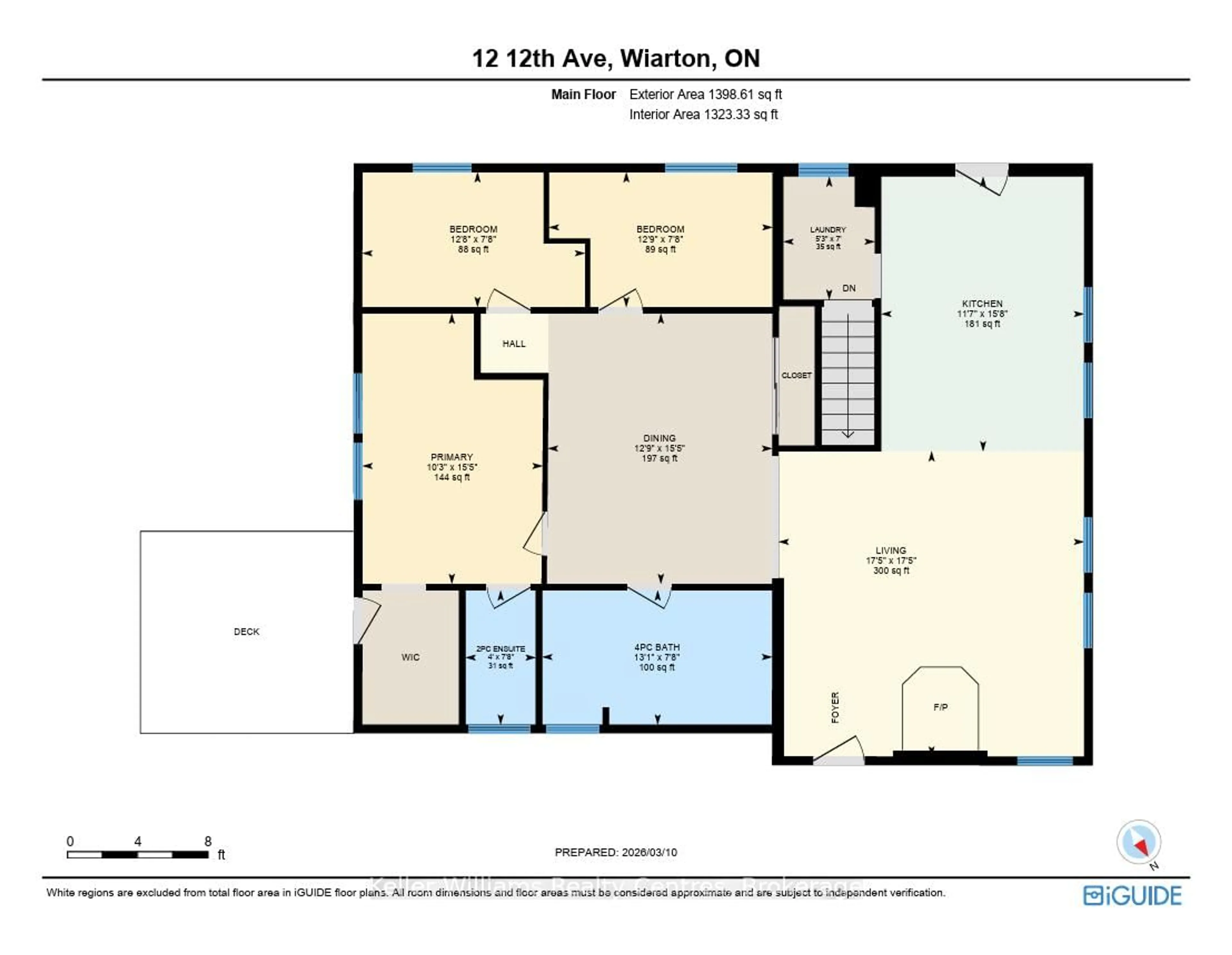 Floor plan for 12 Twelfth Ave, South Bruce Peninsula Ontario N0H 2T0
