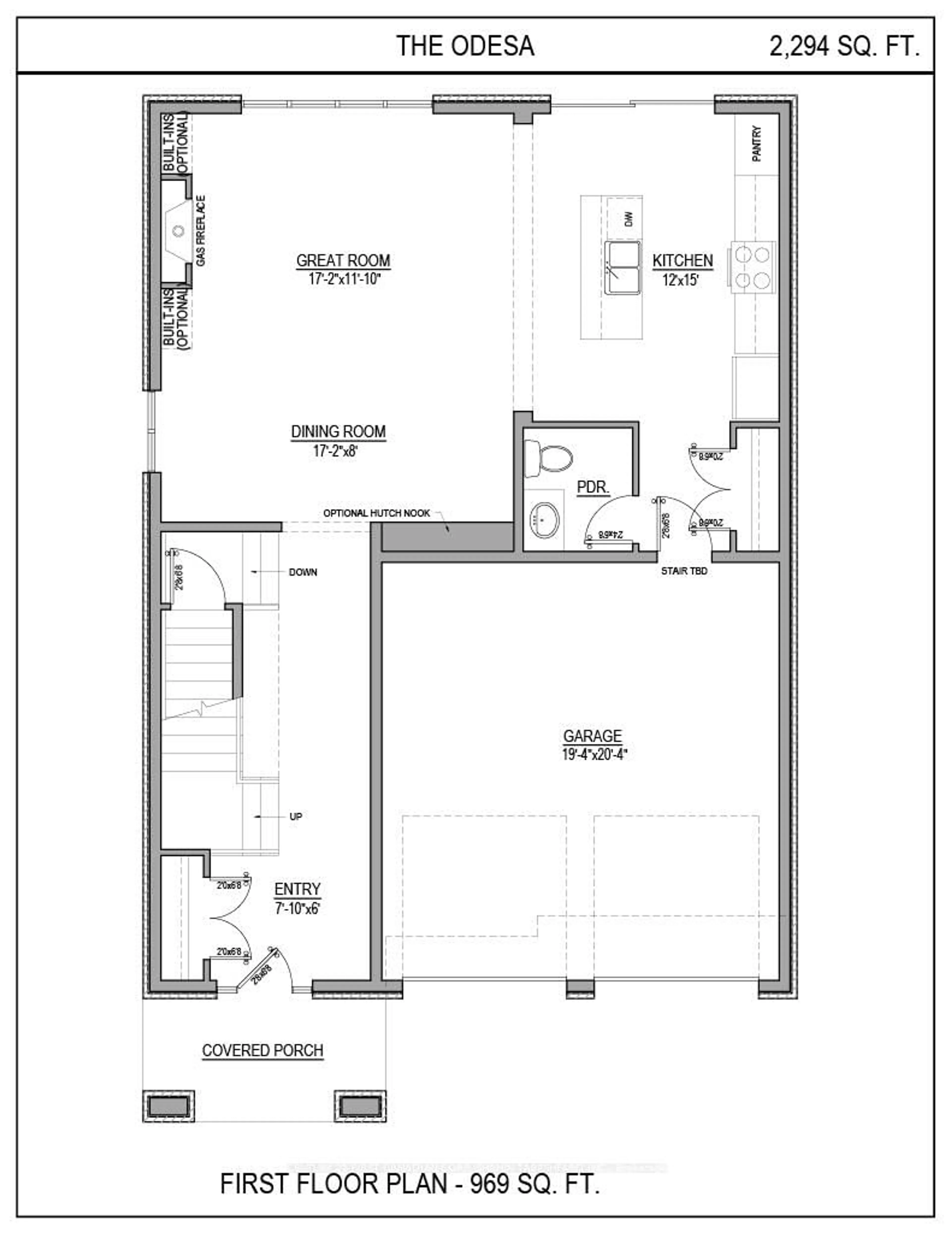 Floor plan for Lot 29 Virtue Dr, London South Ontario N6K 4N7