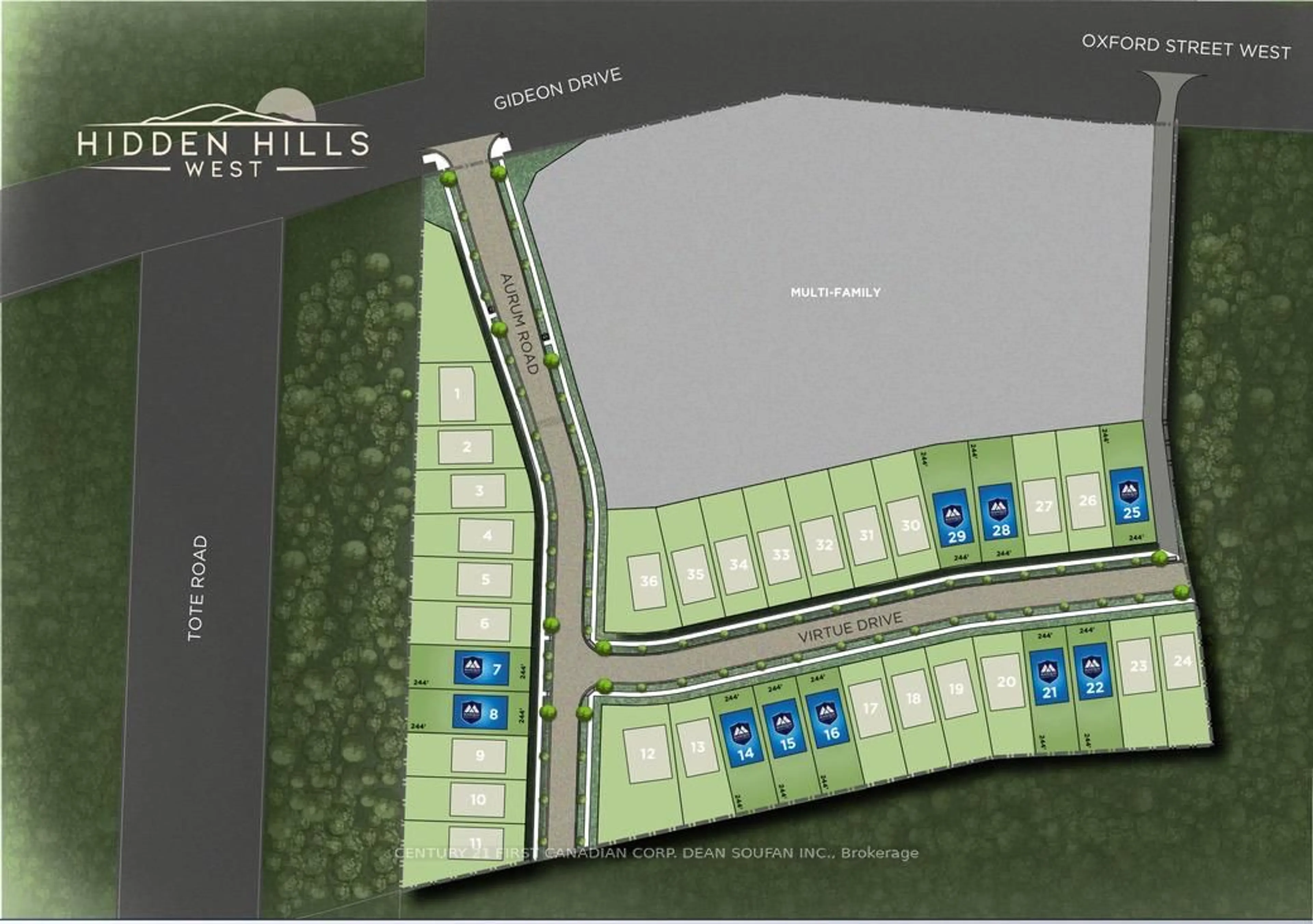 Floor plan for Lot 21 Virtue Dr, London South Ontario N6K 4N7