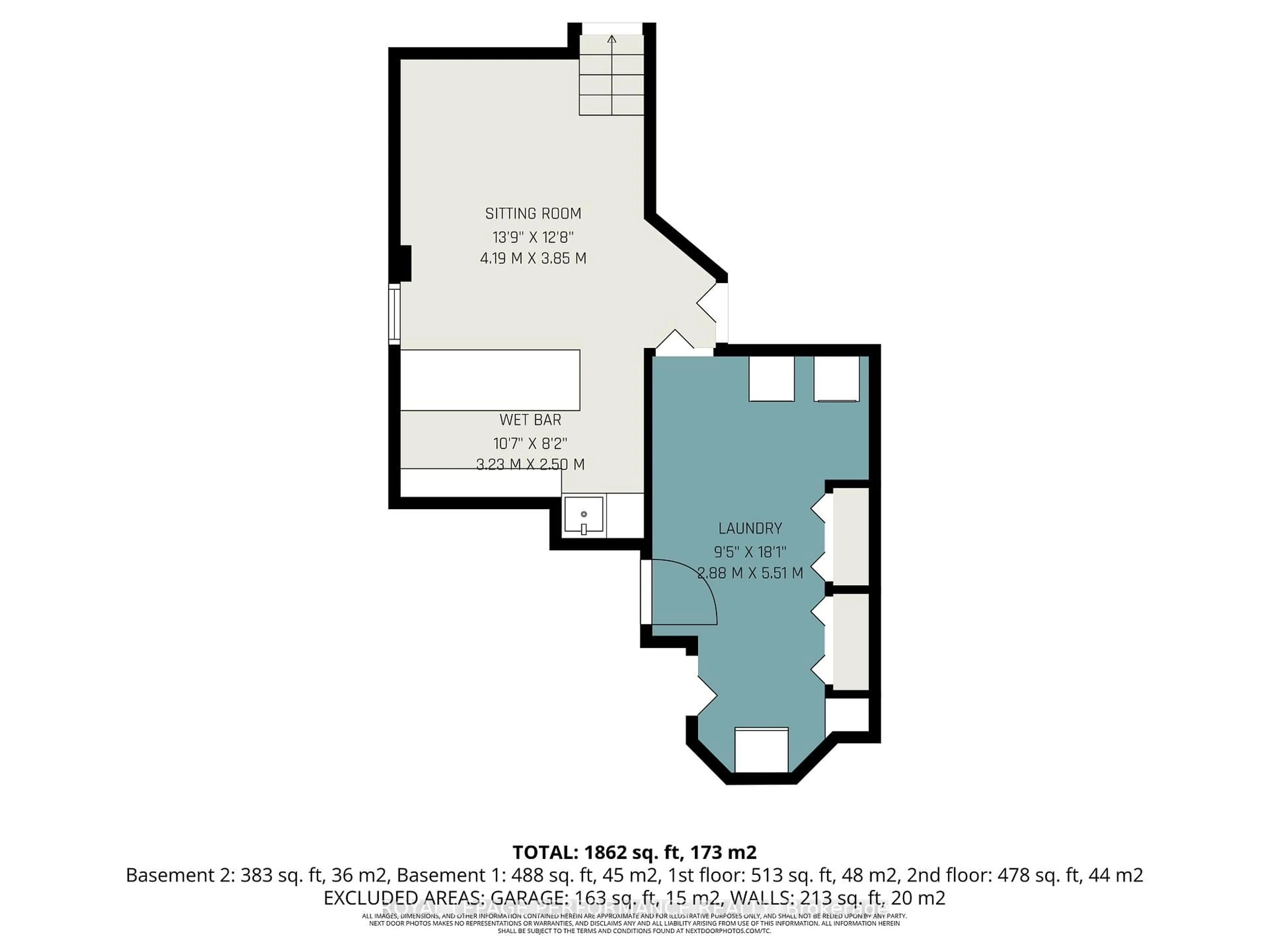 Floor plan for 1104 Burgundy Lane, Ottawa Ontario K1C 2M8