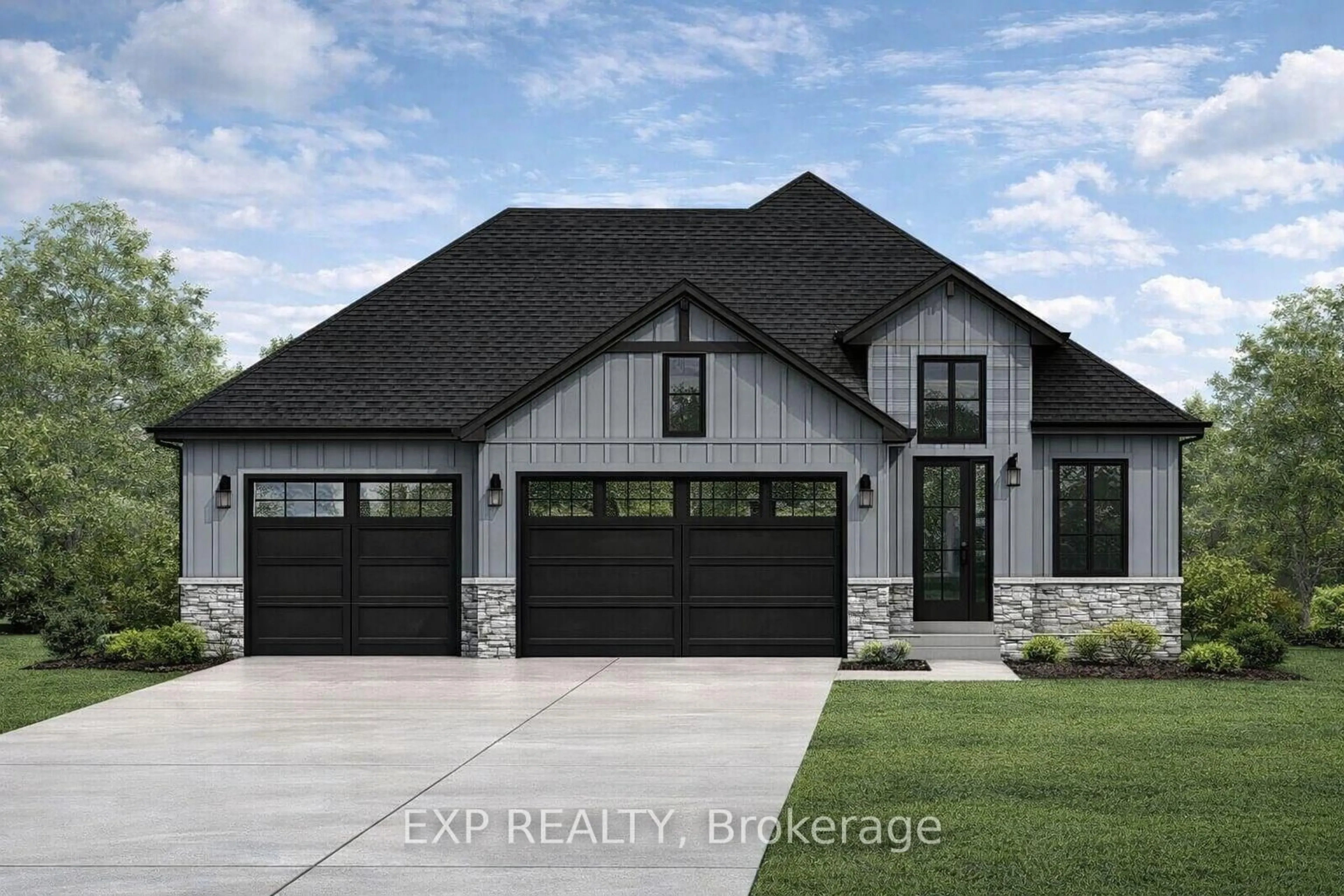 Home with brick exterior material, street for Lot 22 Aspen Pkwy, Aylmer Ontario N5H 0B5