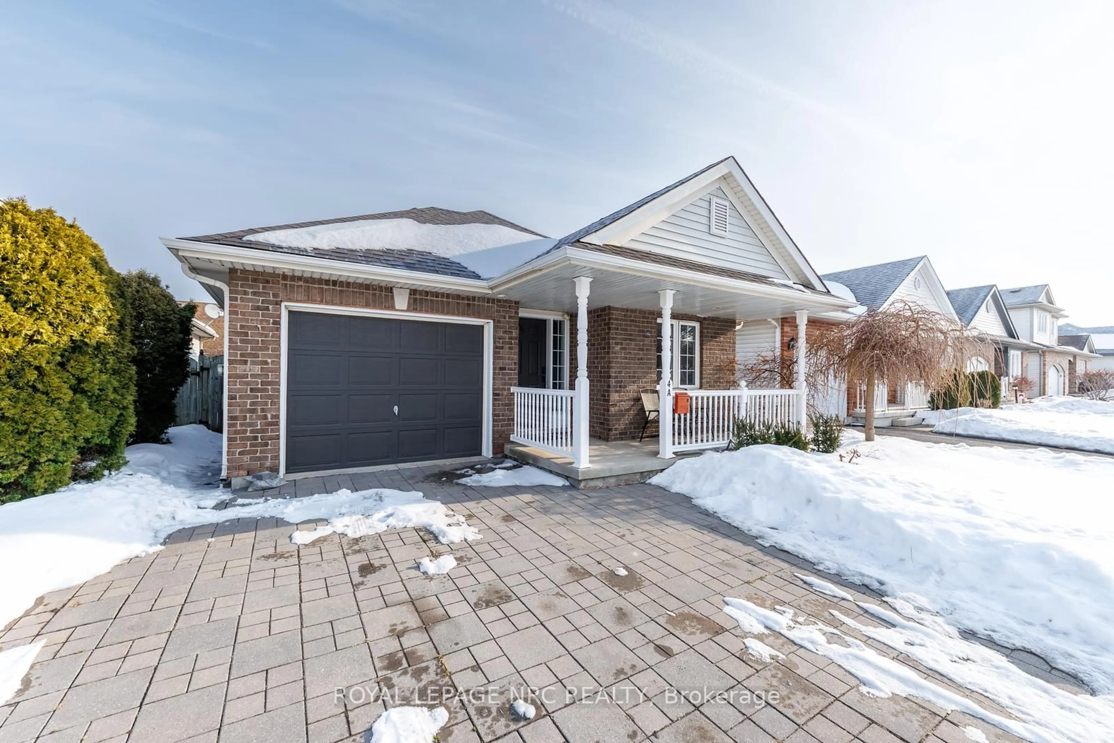 Home with brick exterior material, street for 4A Wood St, St. Catharines Ontario L2N 2A9