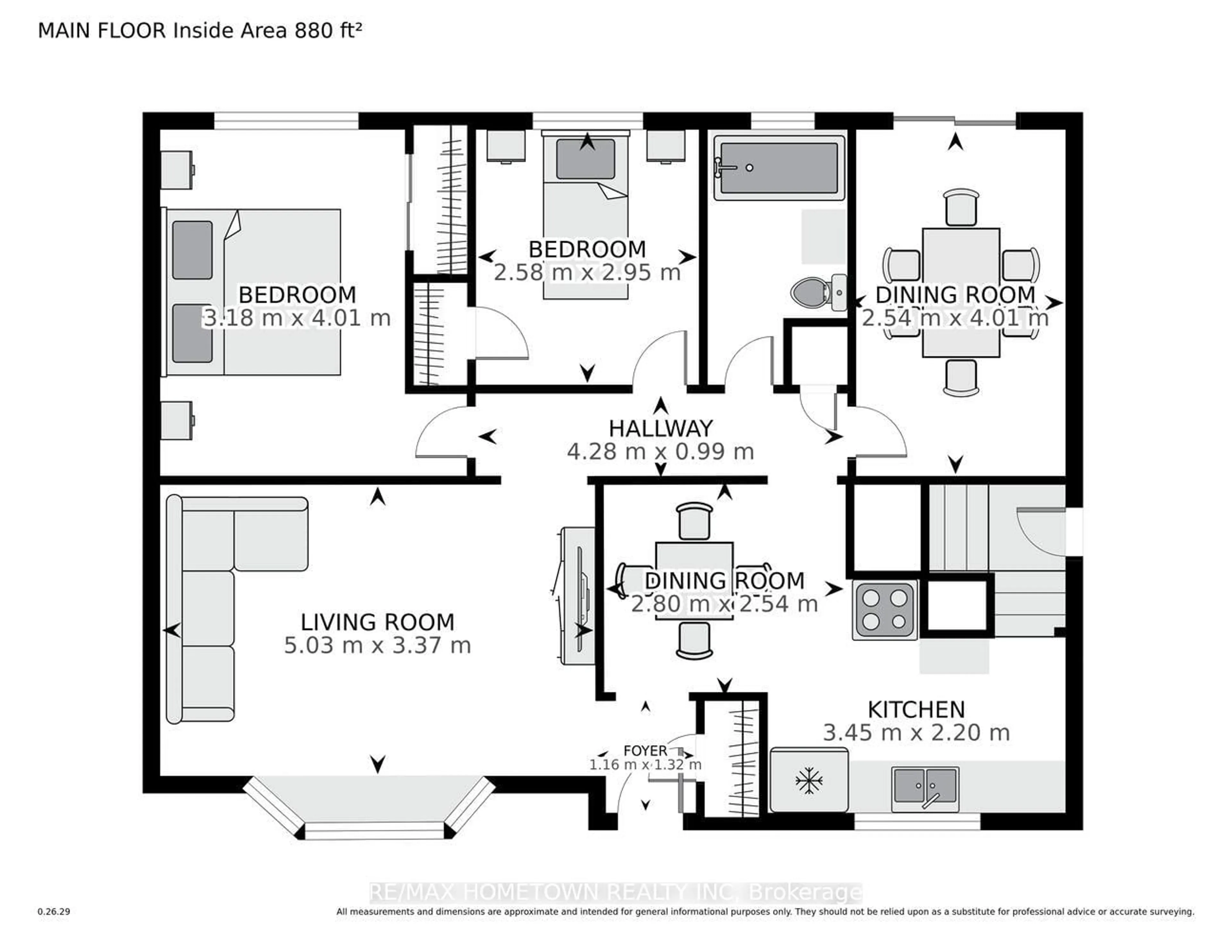 Floor plan for 81 Sevenoaks Ave, Brockville Ontario K6V 2V1