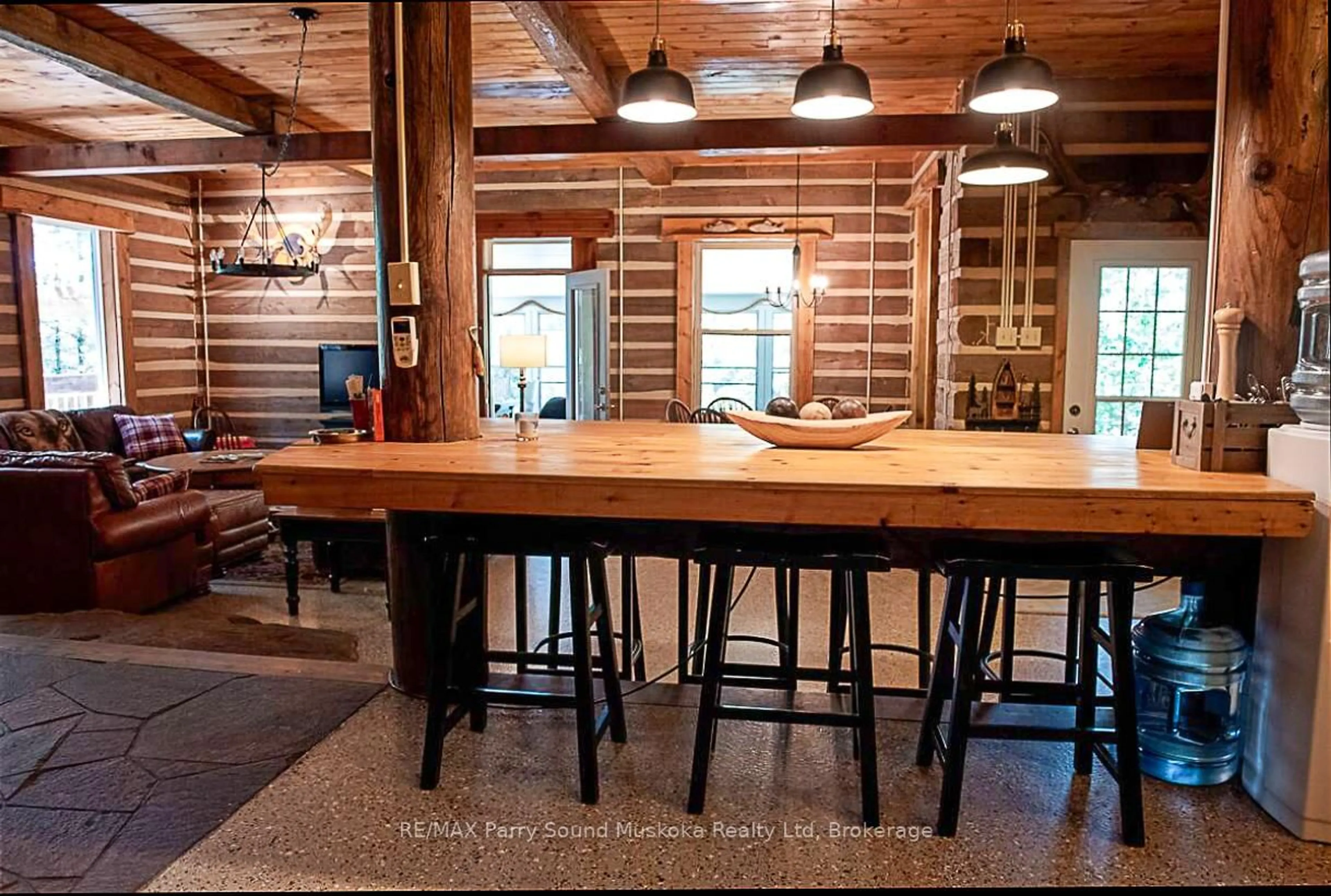 Rustic kitchen, unknown for 10 Harris Lake Water, Parry Sound Remote Area Ontario P0G 1K0