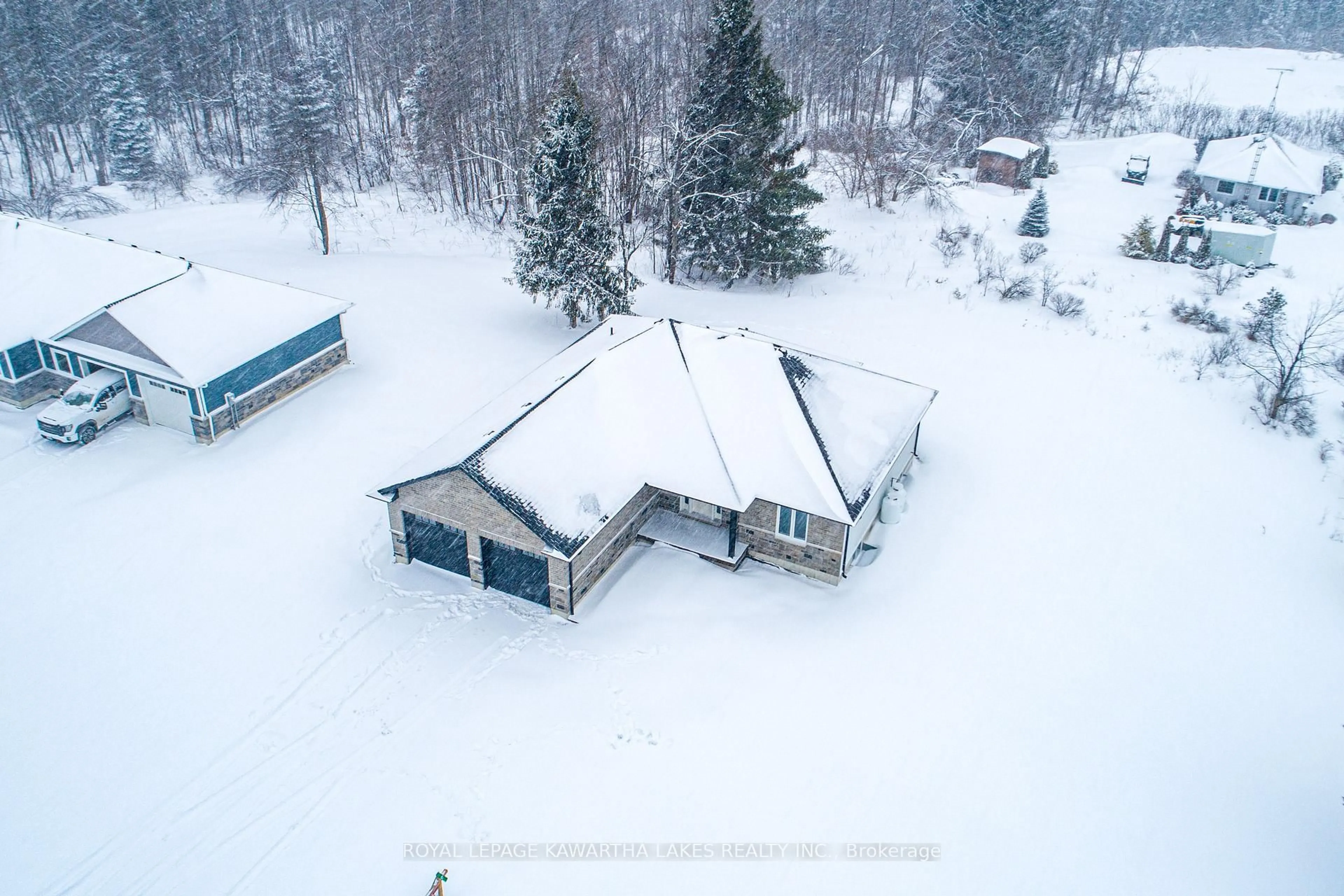 A pic from outside/outdoor area/front of a property/back of a property/a pic from drone, unknown for 6 Patrick St, Kawartha Lakes Ontario K0M 2B0