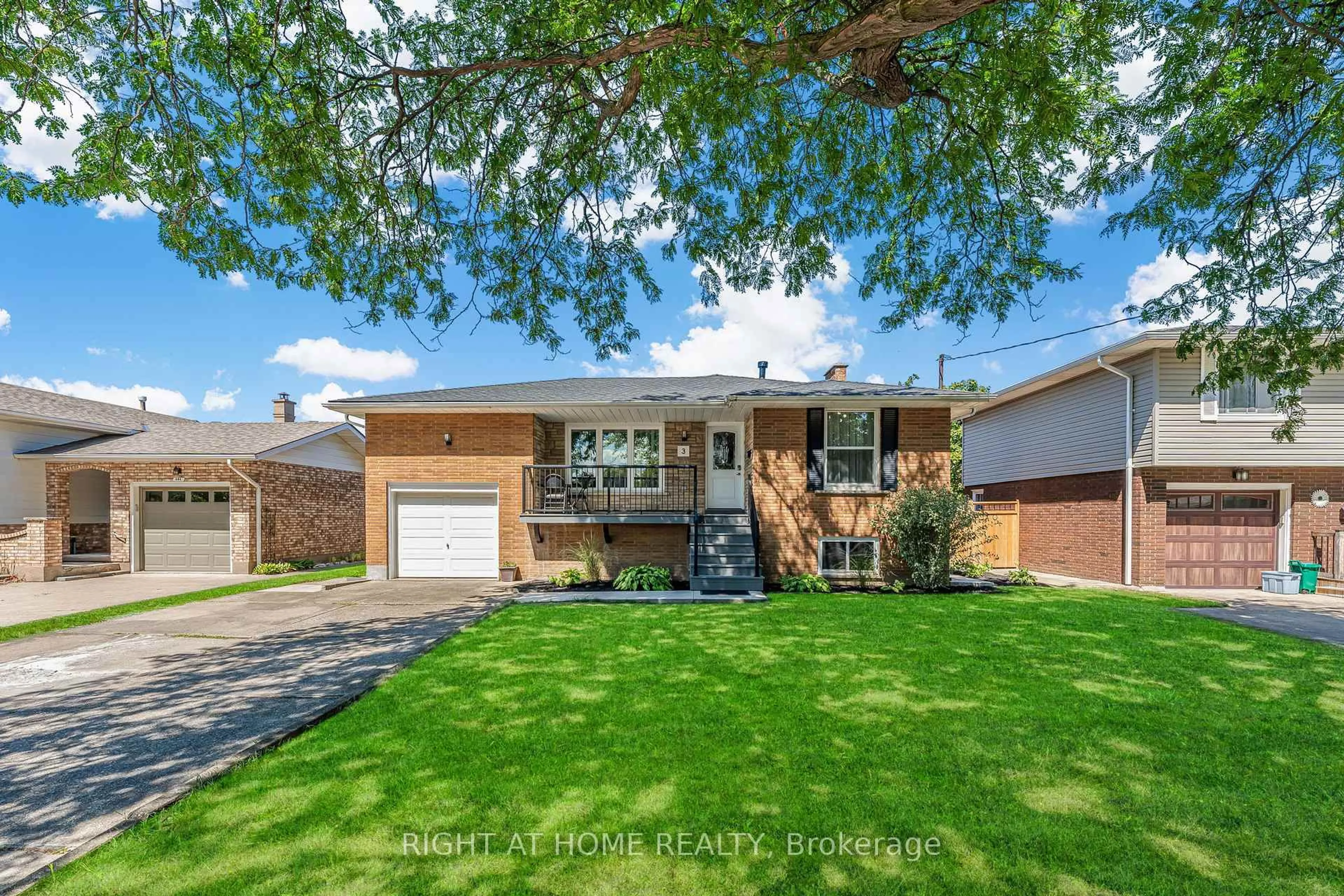 Home with brick exterior material, street for 3 Baraniuk St, St. Catharines Ontario L2N 1N4