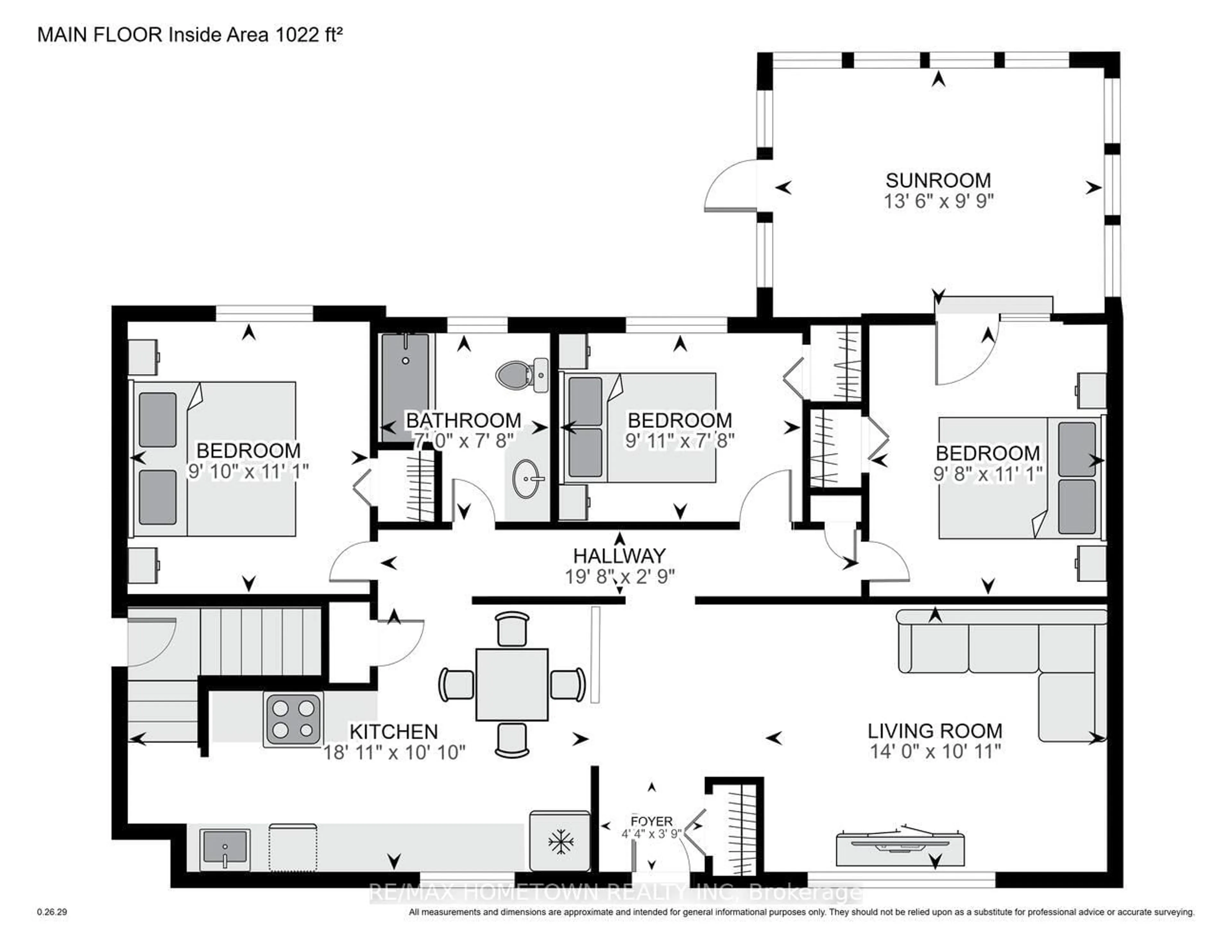 Floor plan for 40 Windsor Dr, Brockville Ontario K6V 3H6