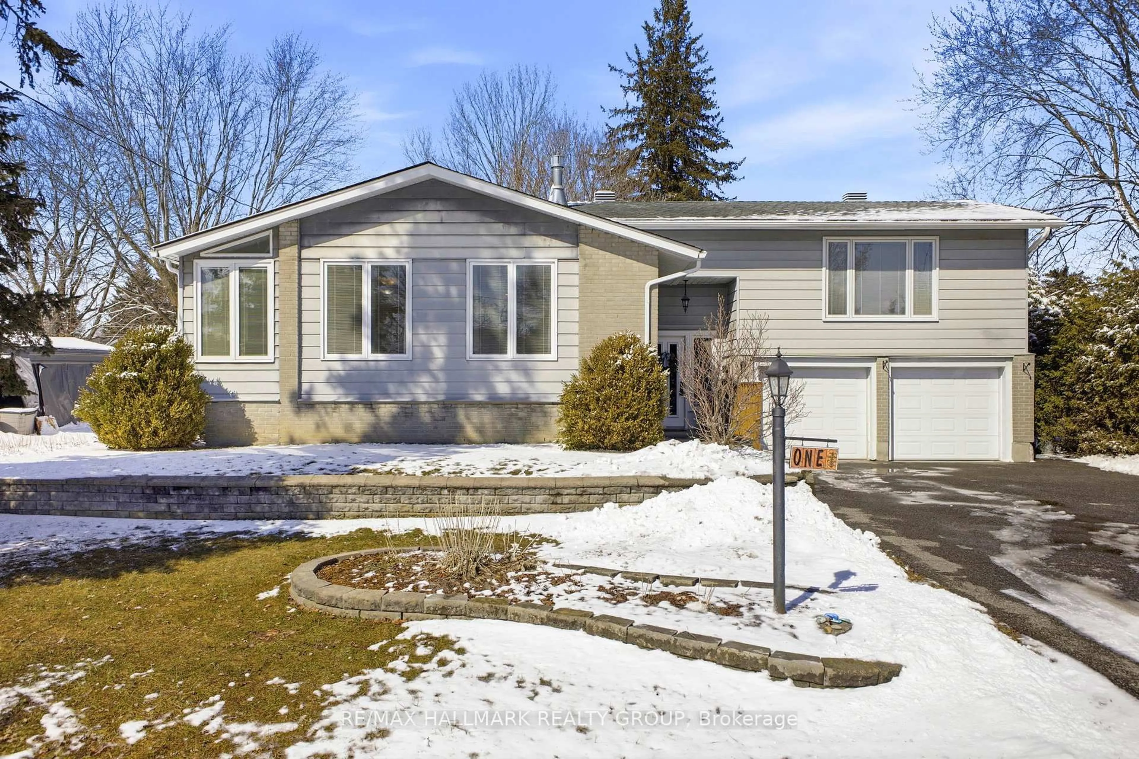 Home with vinyl exterior material, street for 1 Howden Ave, Nepean Ontario K2G 3H3