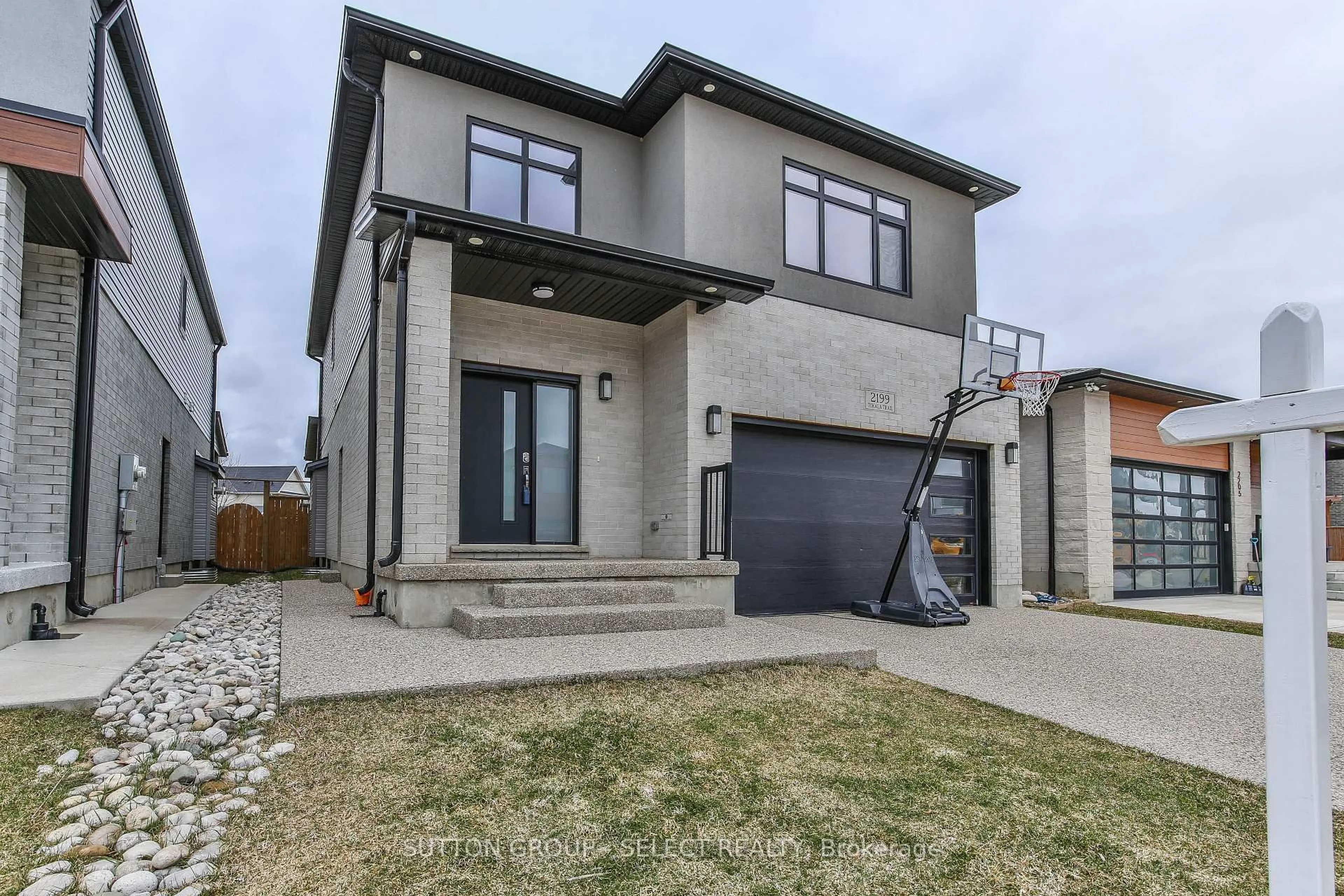 Home with brick exterior material, street for 2199 Tokala Tr, London North Ontario N6G 0Z7