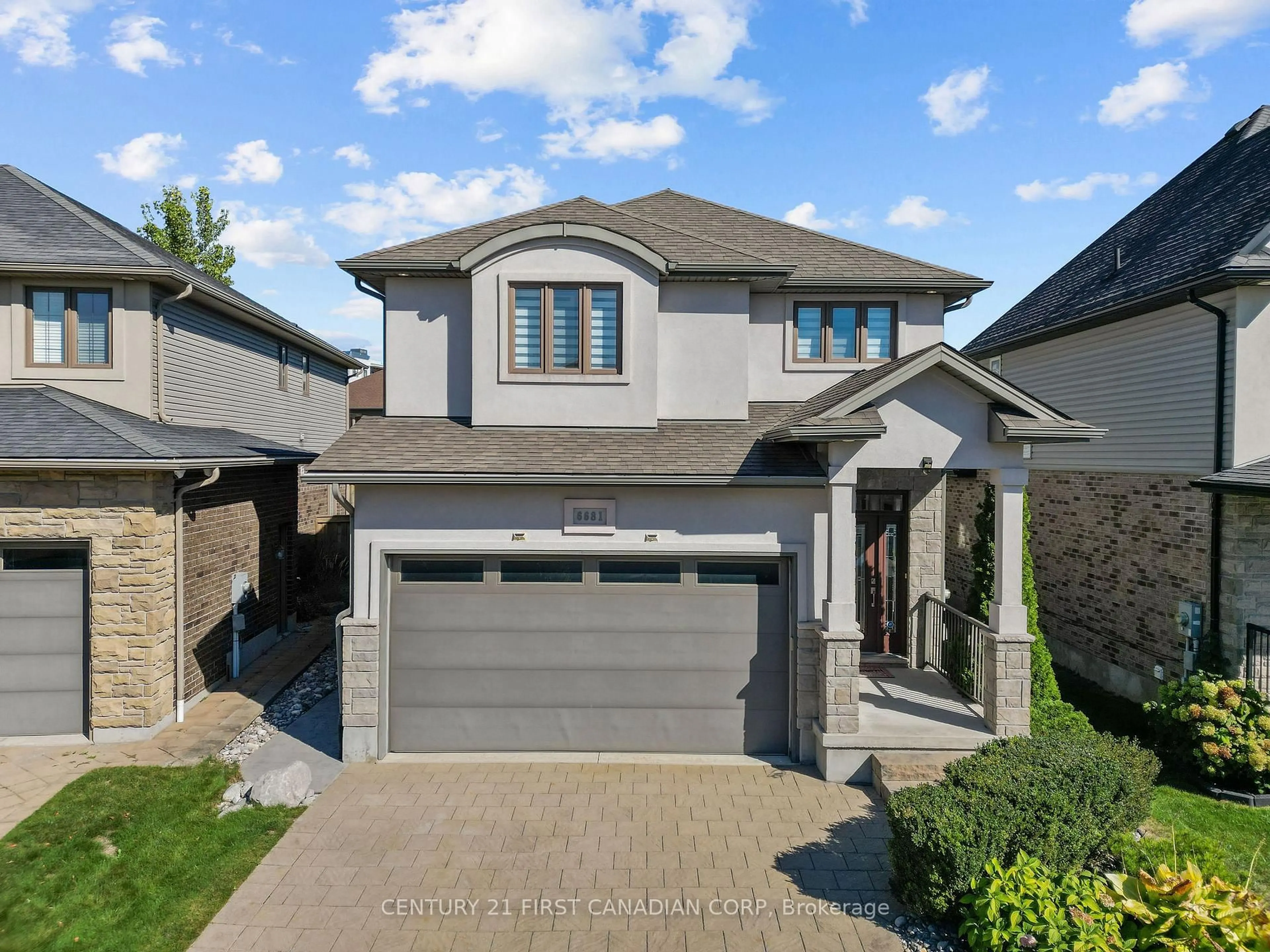 Home with brick exterior material, street for 6681 Navin Cres, London South Ontario N6B 0B7