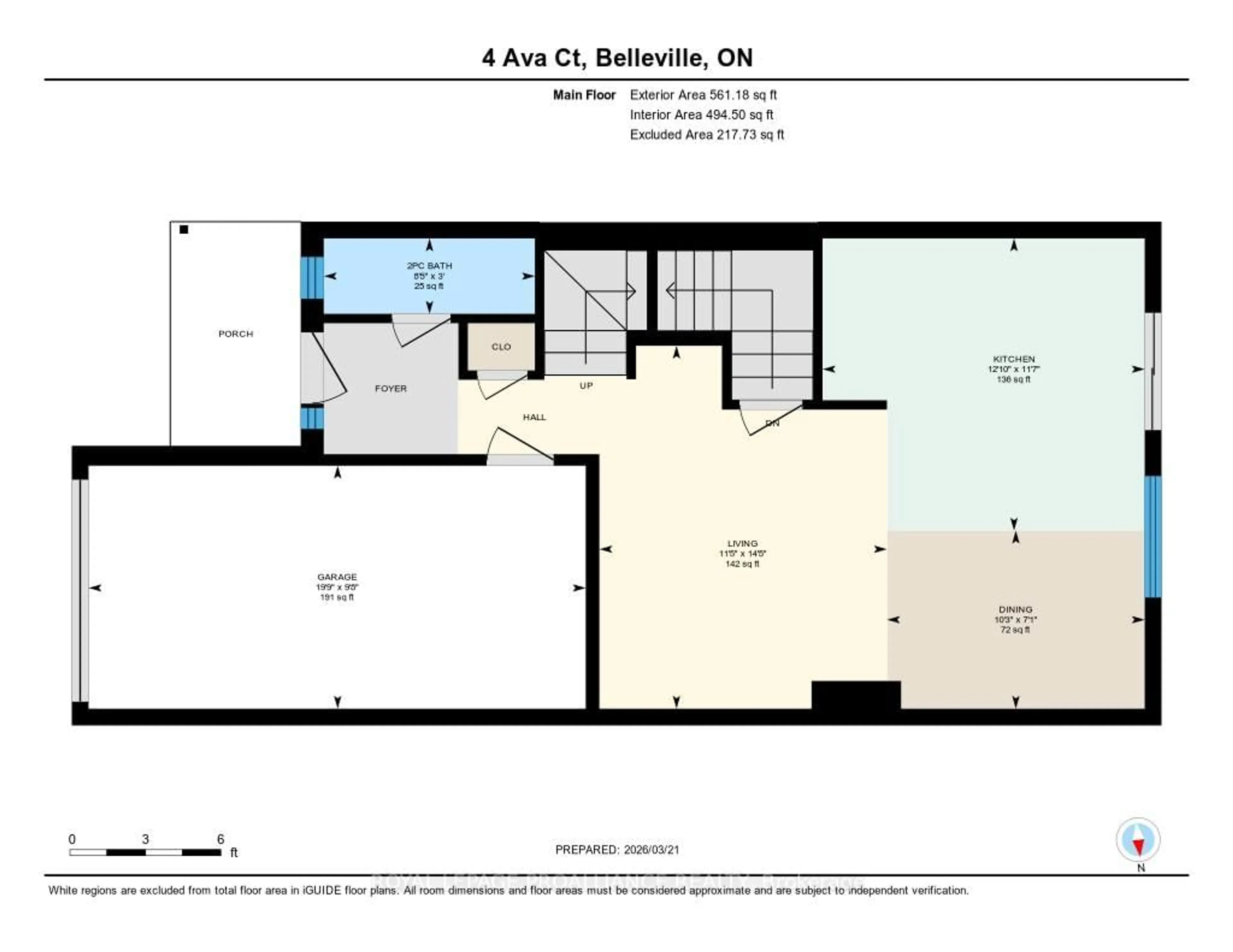 Floor plan for 4 Ava Crt, Belleville Ontario K8P 0B2