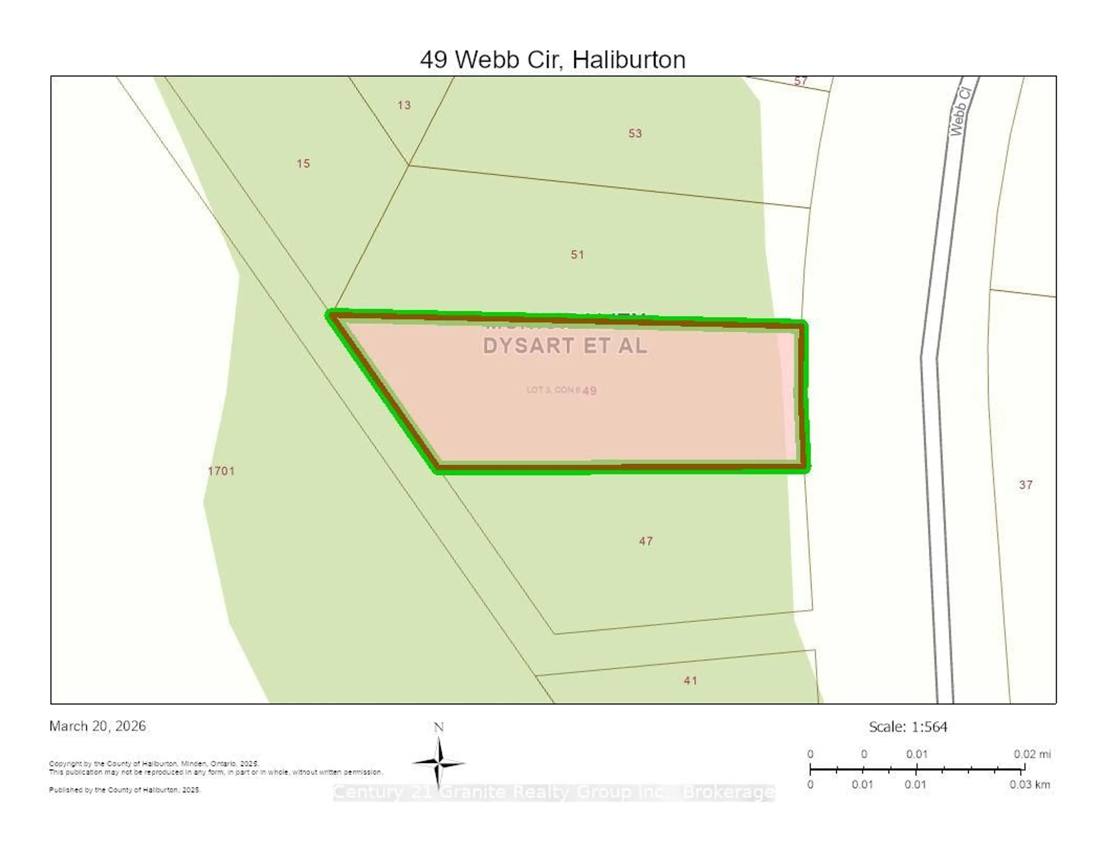 Floor plan for 49 Webb Circ, Dysart et al Ontario K0M 1S0