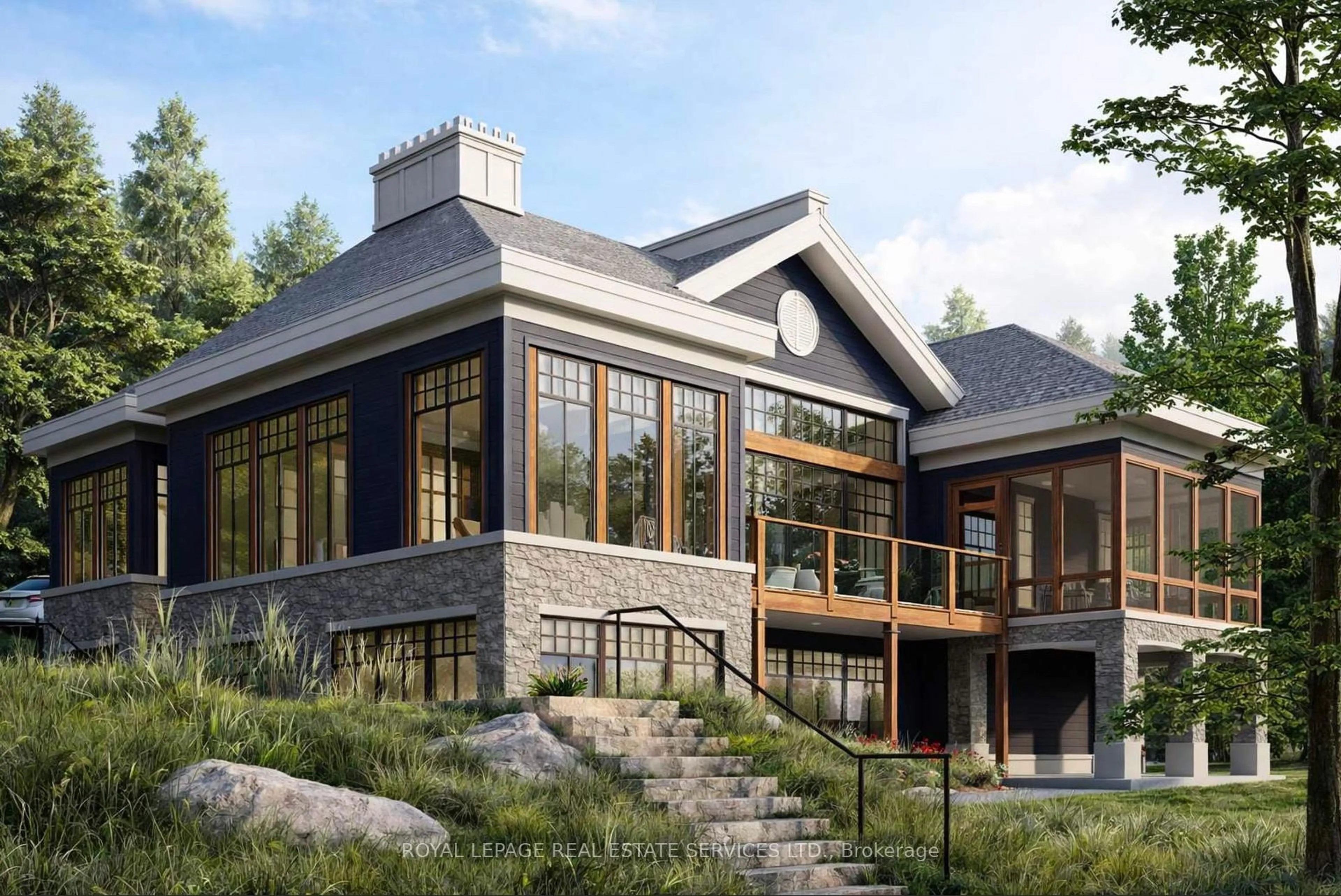 Home with brick exterior material, unknown for 1327-1329 WOODLAND Dr, Gravenhurst Ontario P1P 1R2