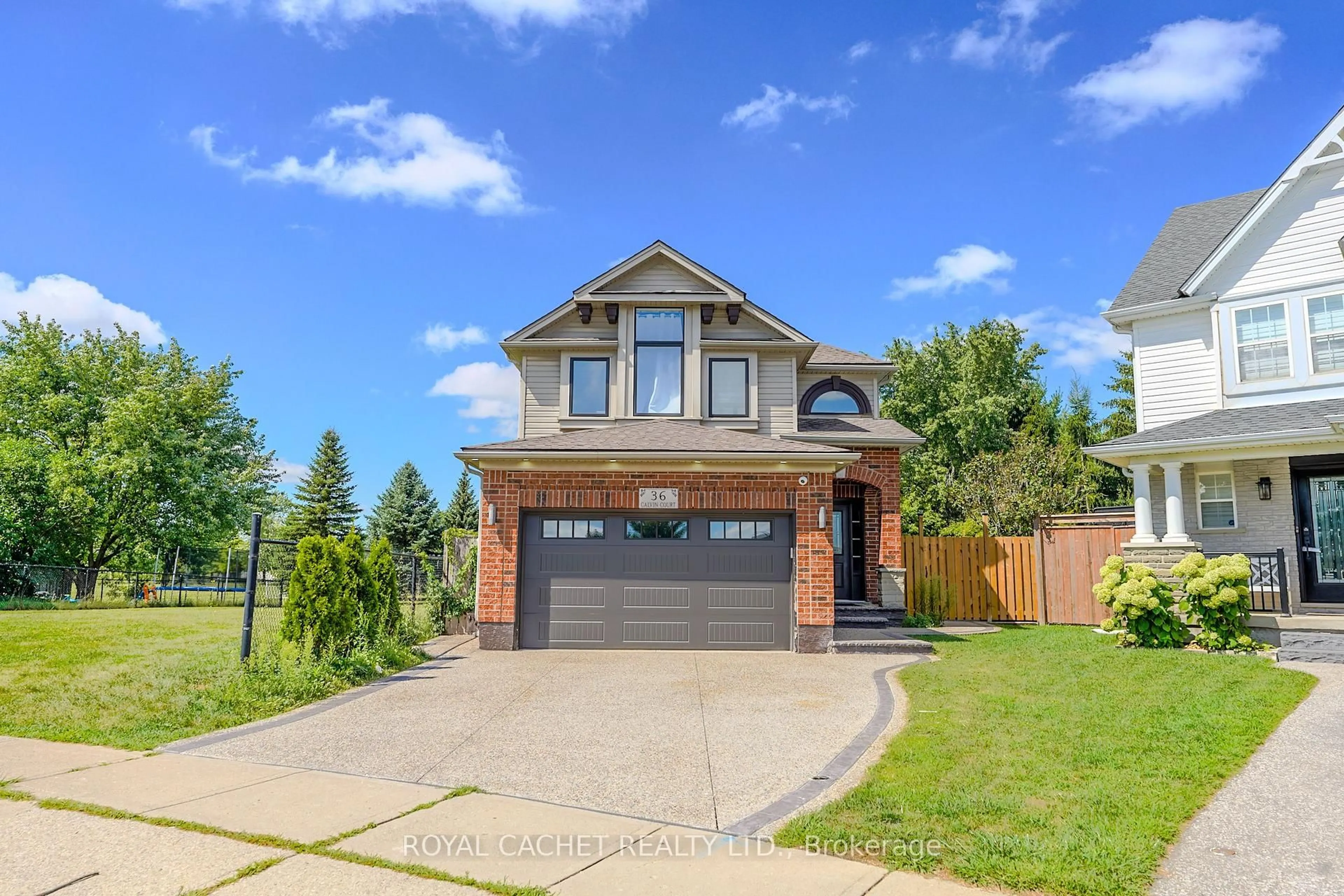 Home with brick exterior material, street for 36 Calvin Crt, Cambridge Ontario N3C 4J5