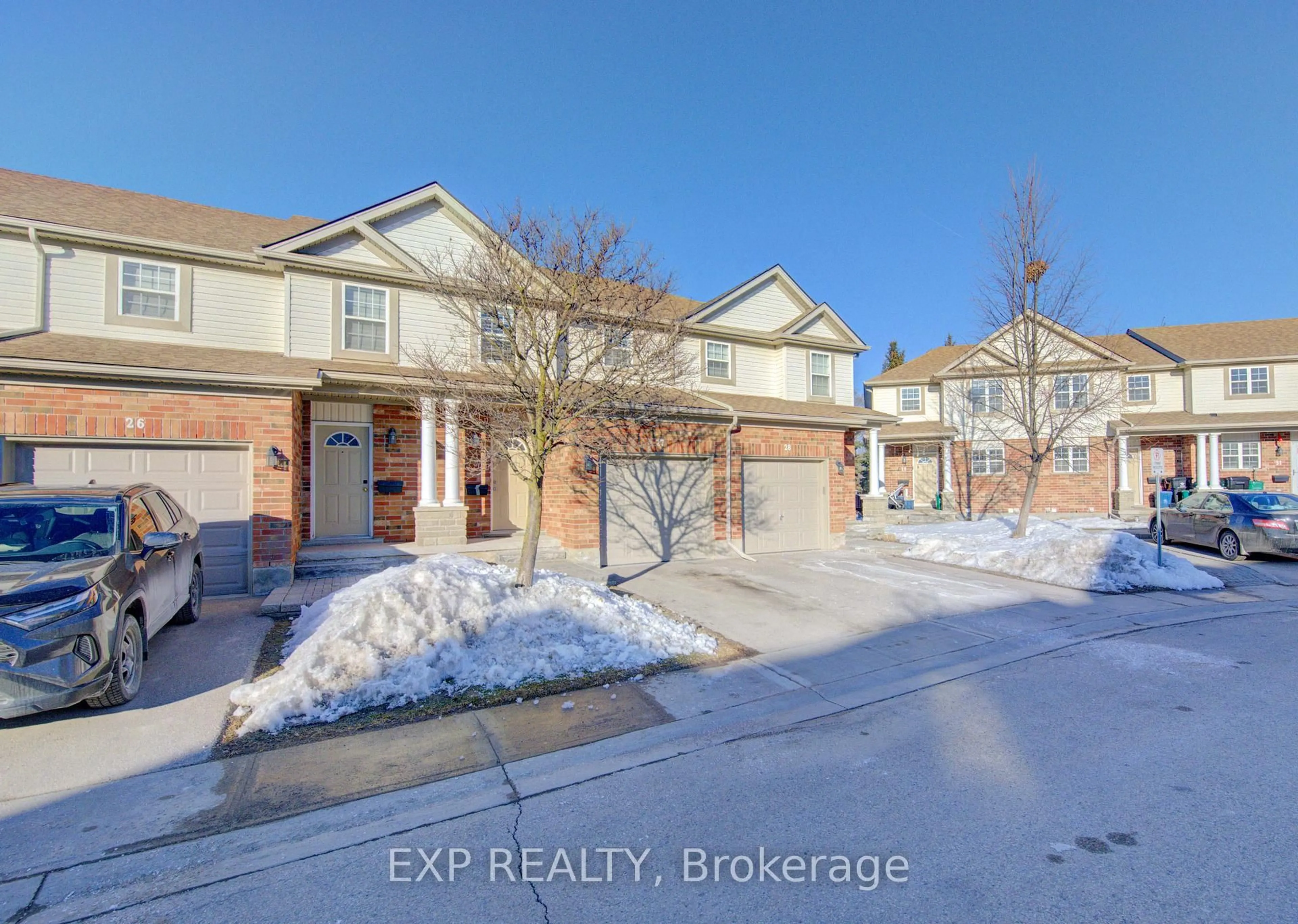 A pic from outside/outdoor area/front of a property/back of a property/a pic from drone, street for 400 Wilson Ave #27, Kitchener Ontario N2C 2S1