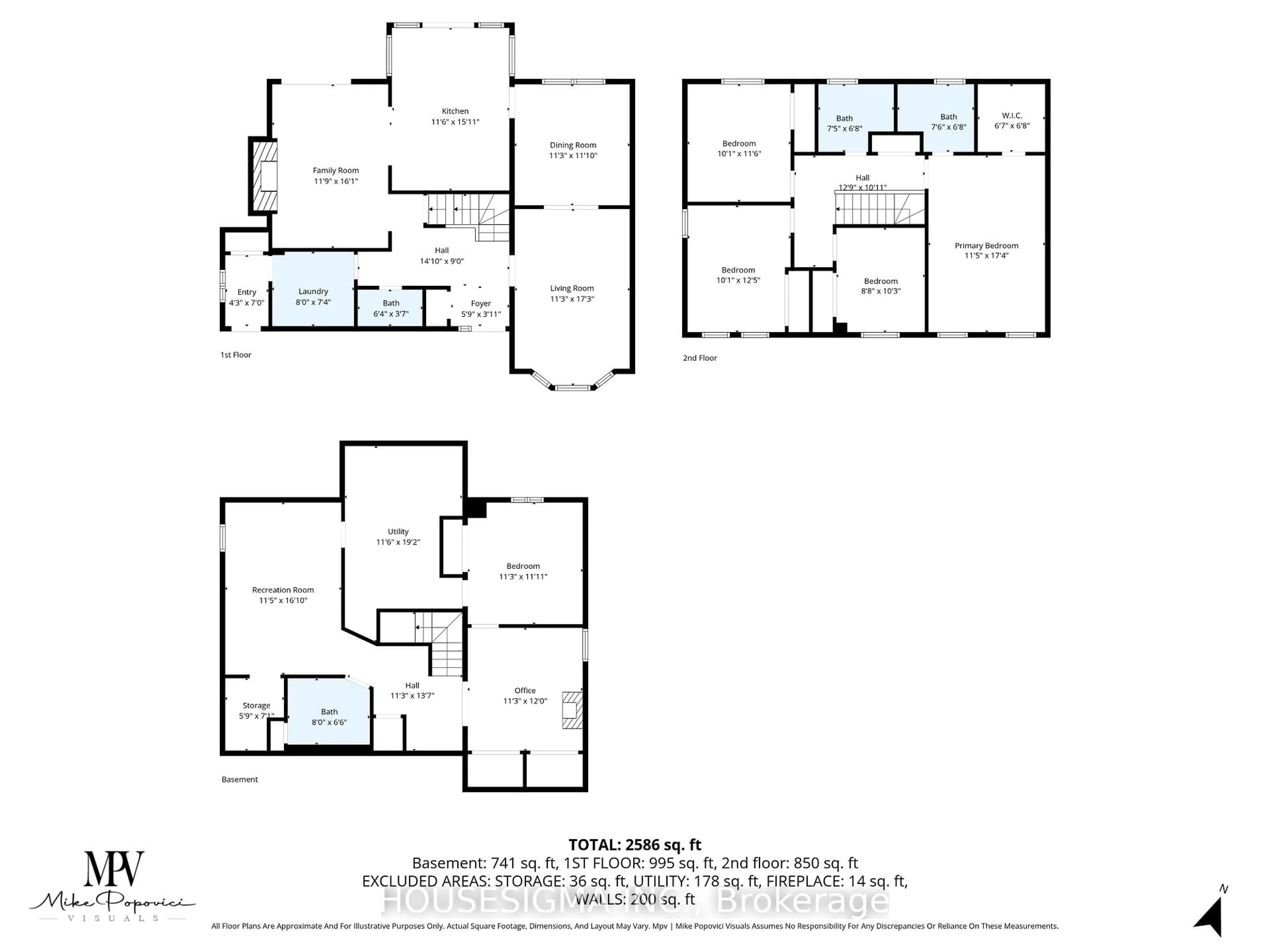 Floor plan for 18 Jennifer Gdns, London North Ontario N5X 3K8
