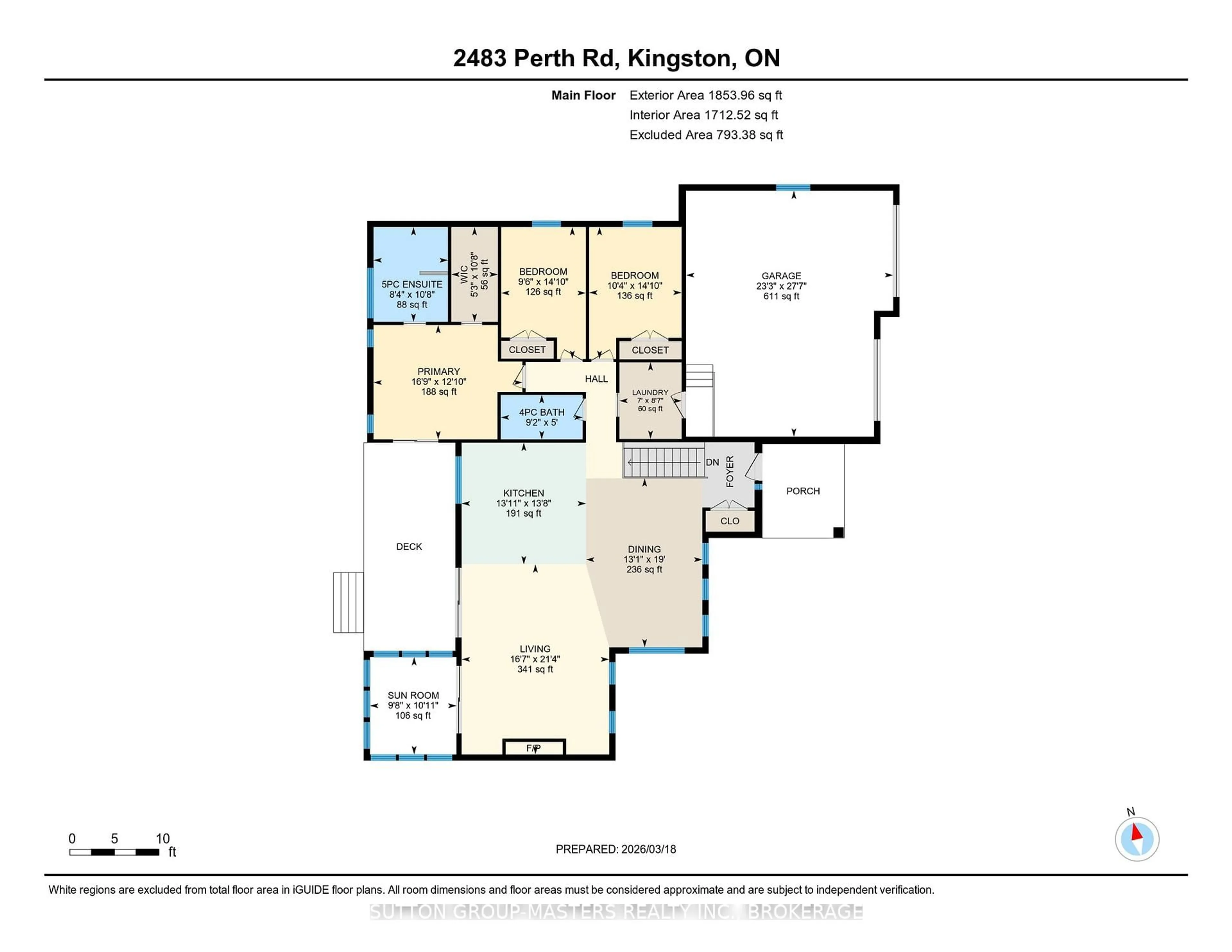 Floor plan for 2483 Perth Rd, Kingston Ontario K0H 1S0