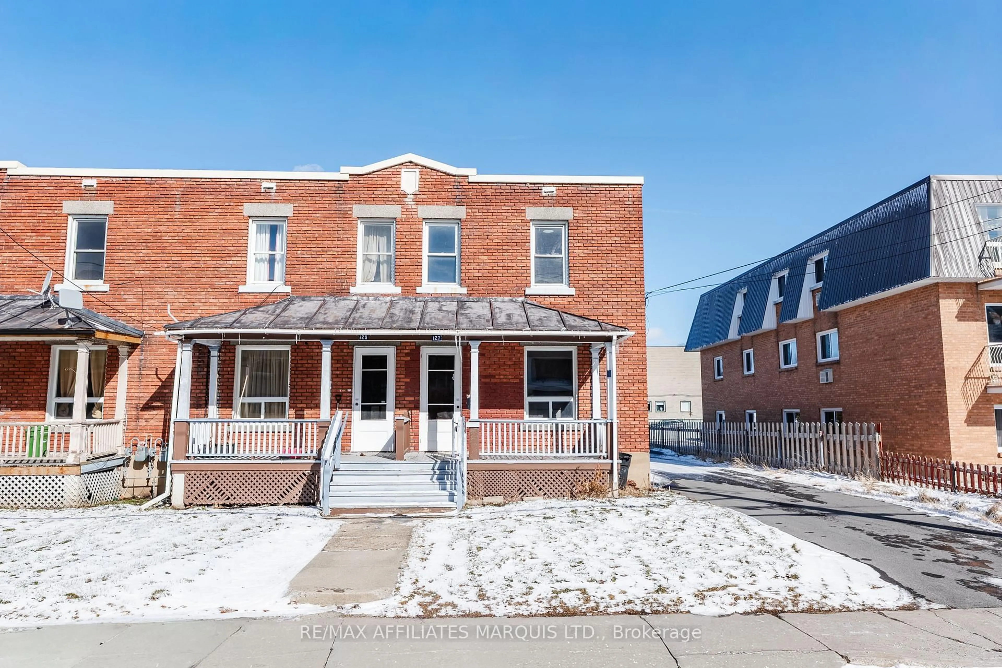 Home with brick exterior material, street for 127 First St, Cornwall Ontario K6J 1C2