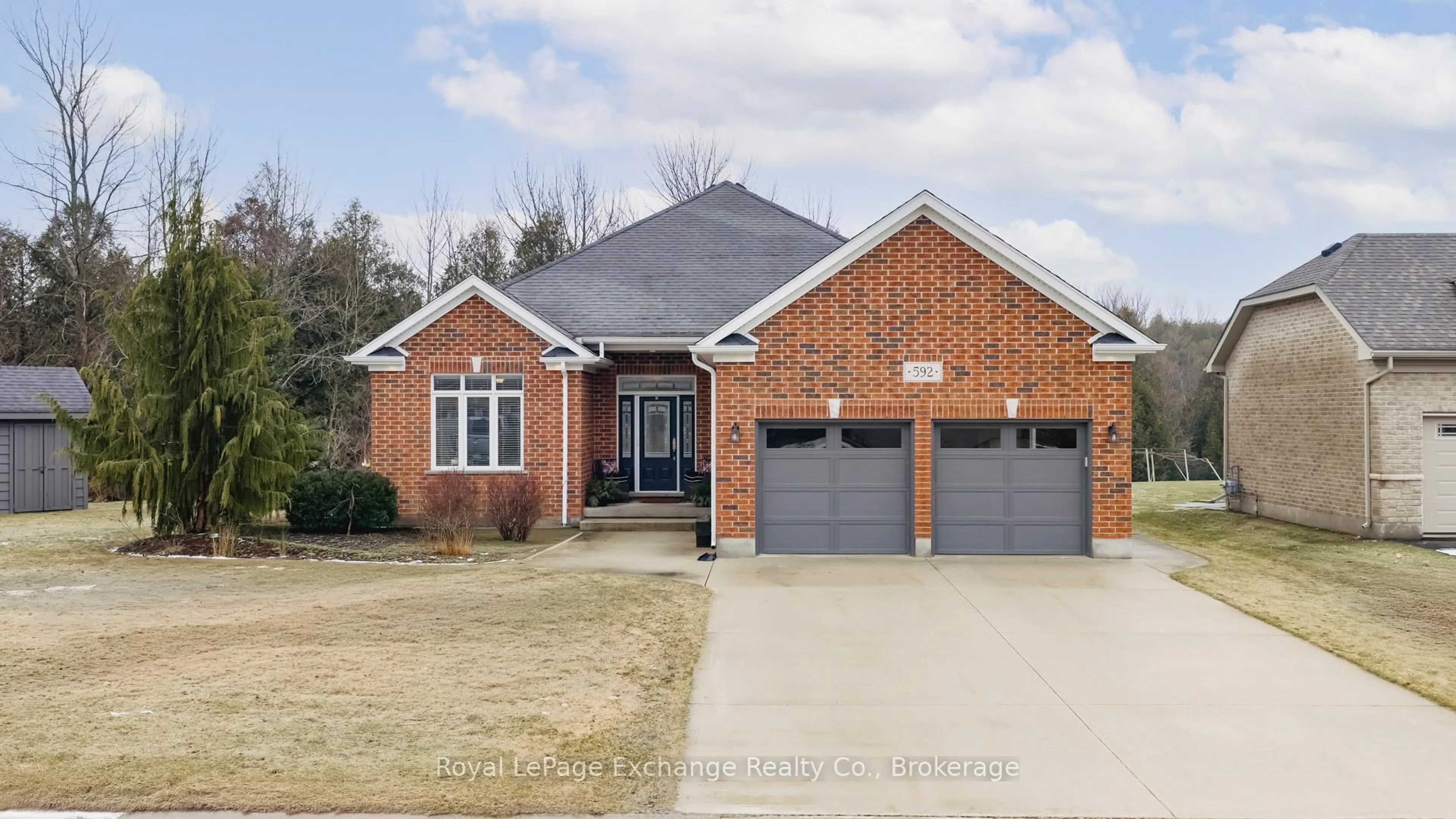 Home with brick exterior material, street for 592 Hunter St, Kincardine Ontario N2Z 0B2