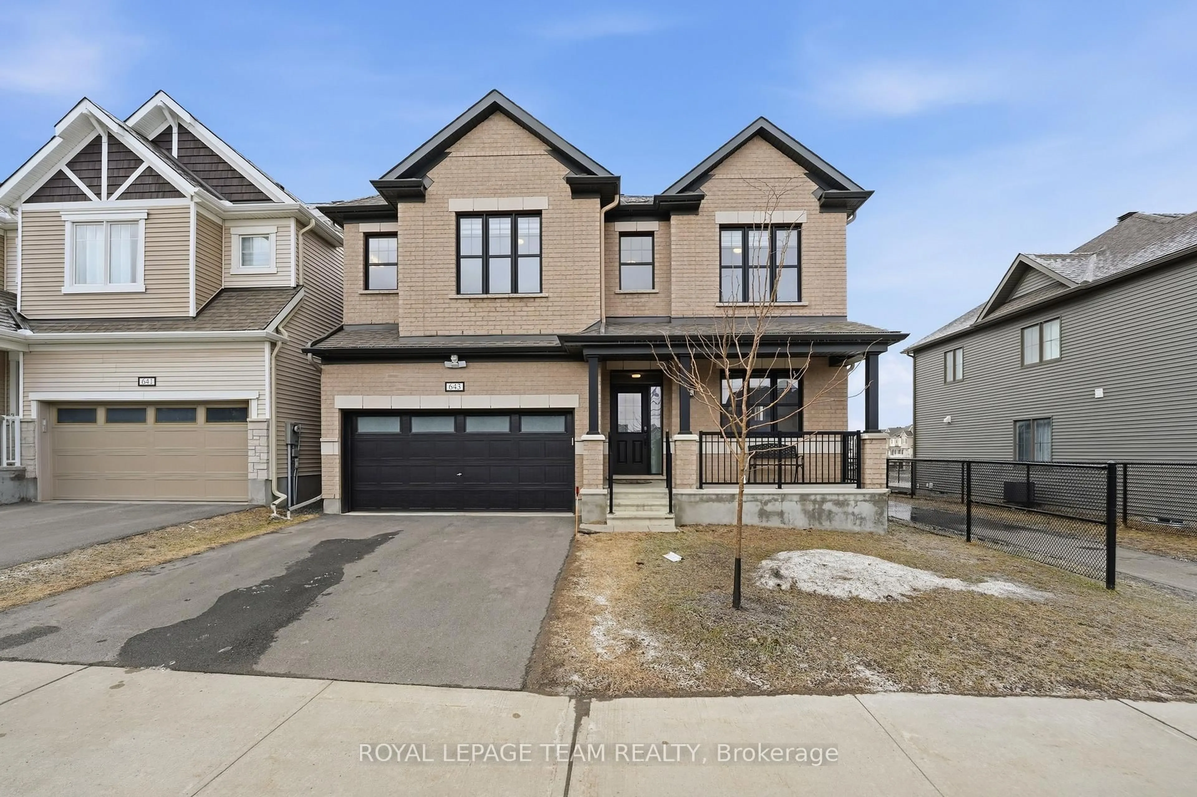 Home with brick exterior material, street for 643 Rye Grass Way, Ottawa Ontario K2J 6Z8