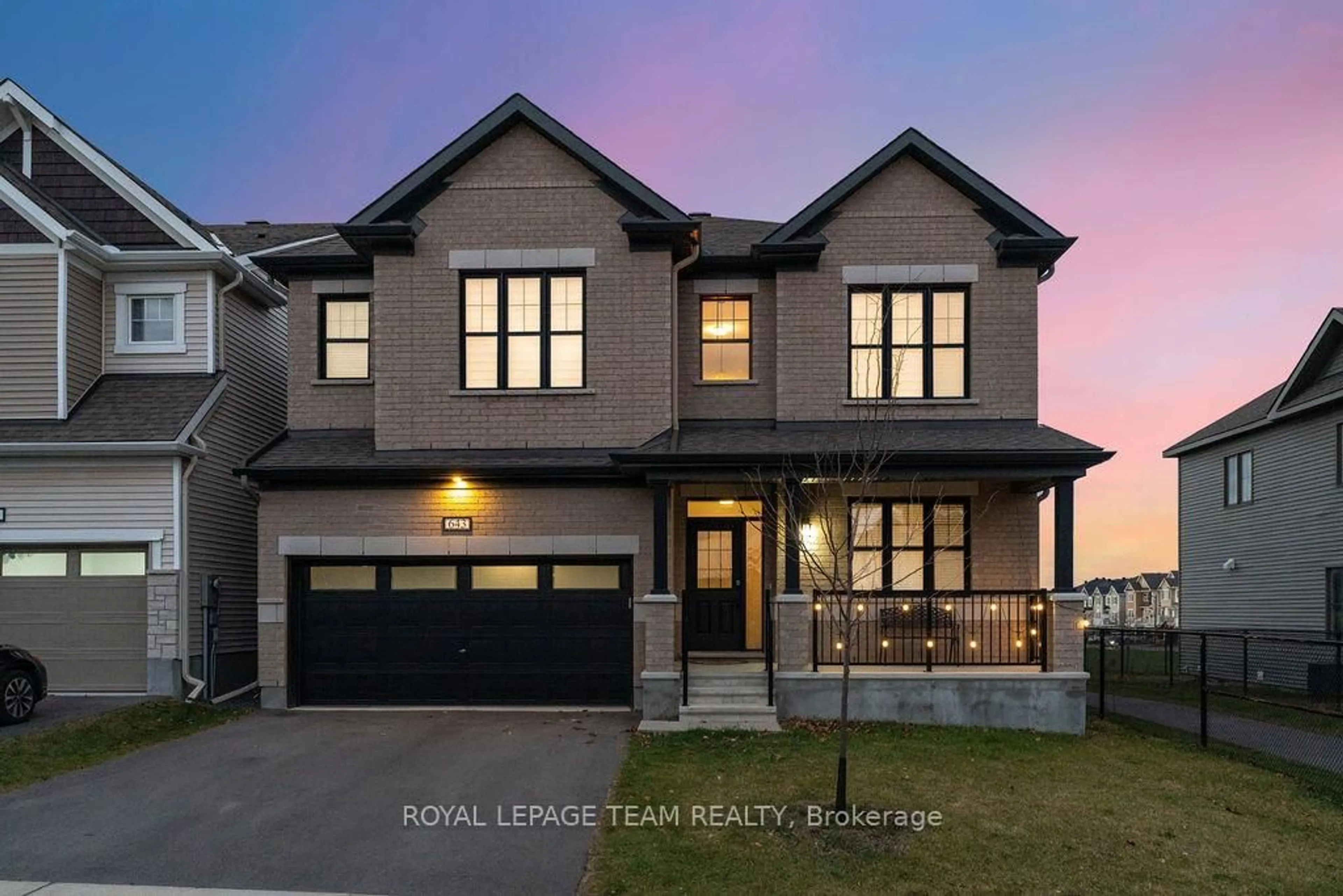 Home with brick exterior material, street for 643 Rye Grass Way, Ottawa Ontario K2J 6Z8
