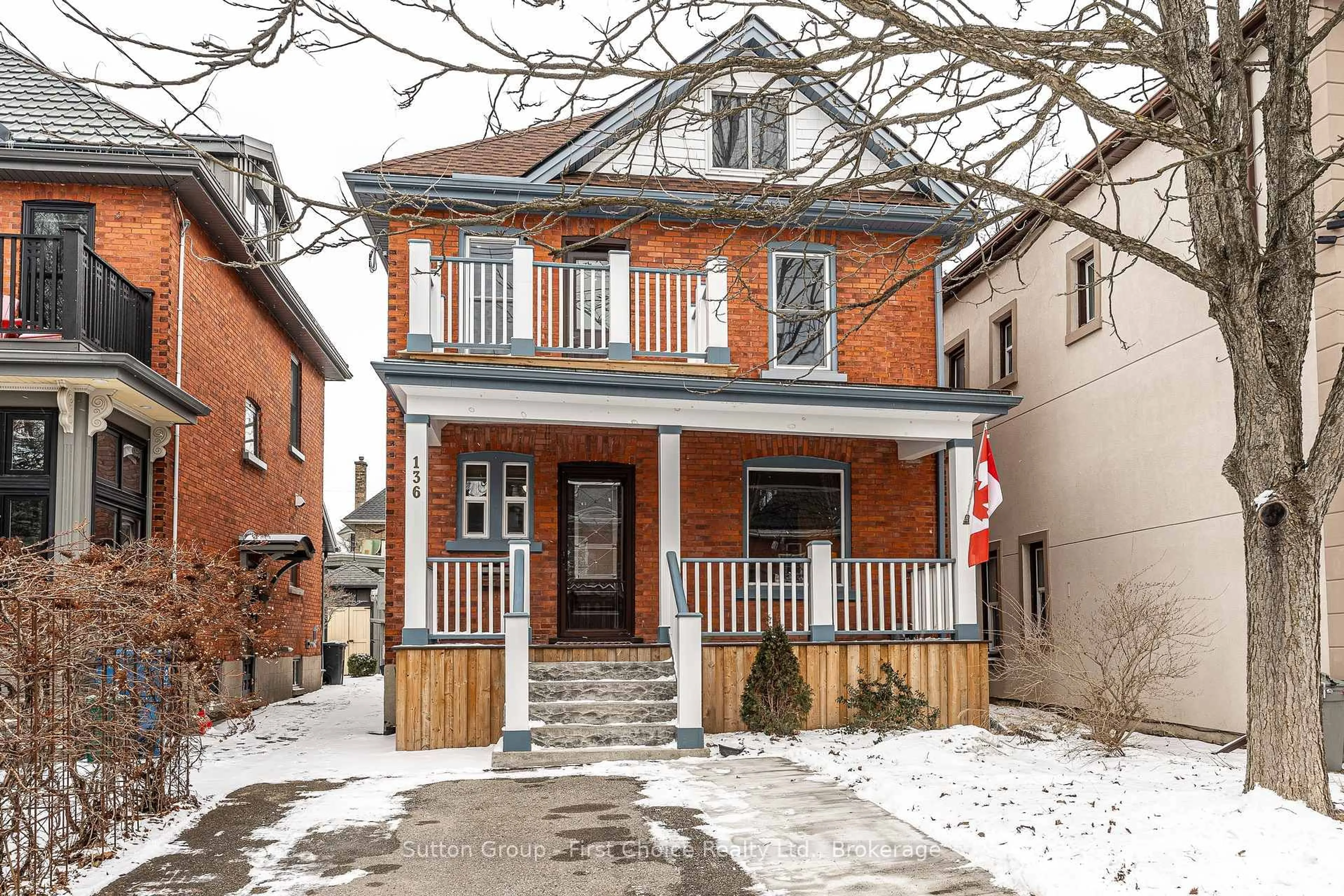 Home with brick exterior material, street for 136 Brunswick St, Stratford Ontario N5A 3M1