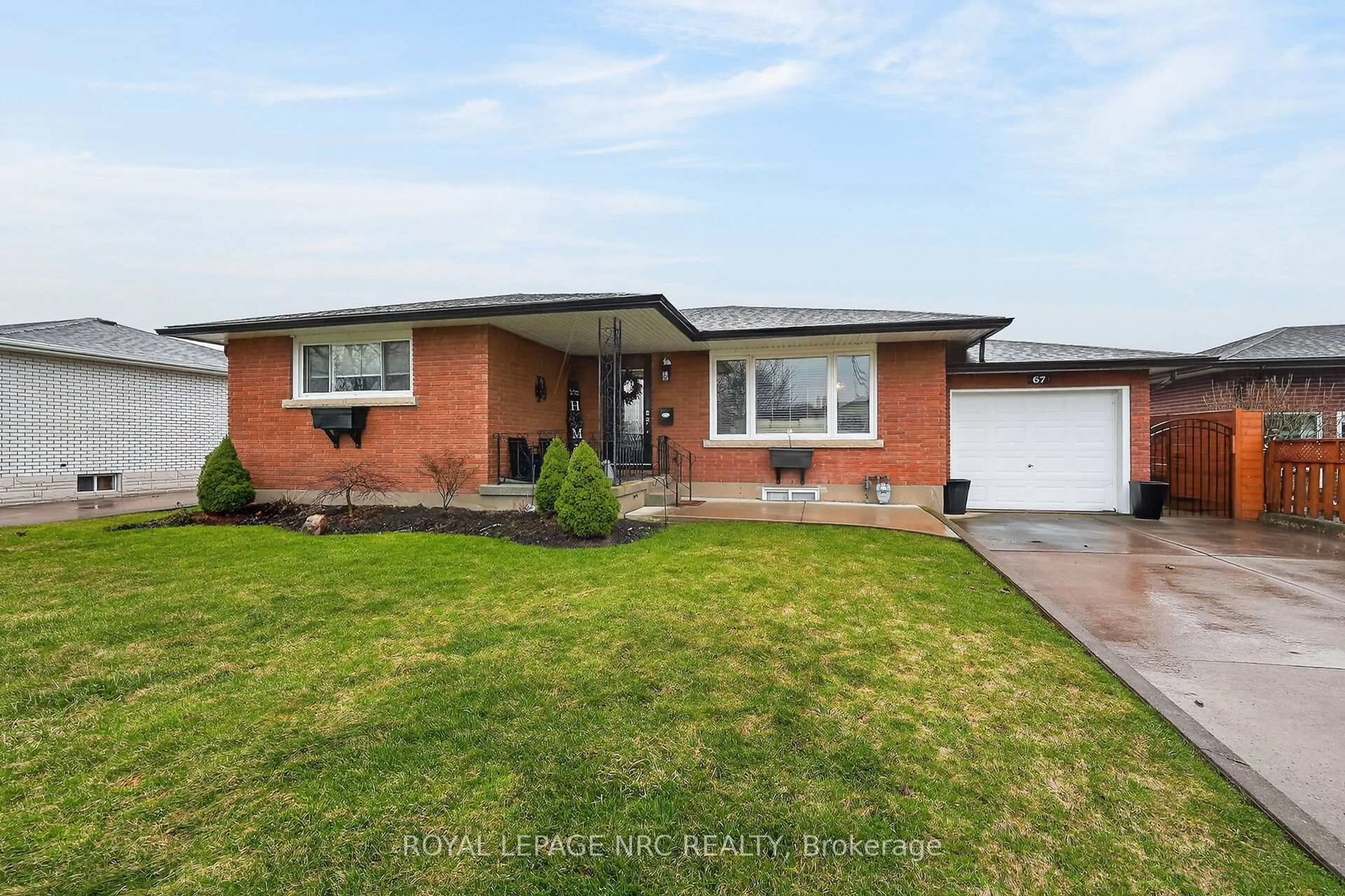Home with brick exterior material, street for 67 McDonald Ave, Thorold Ontario L2V 3E5