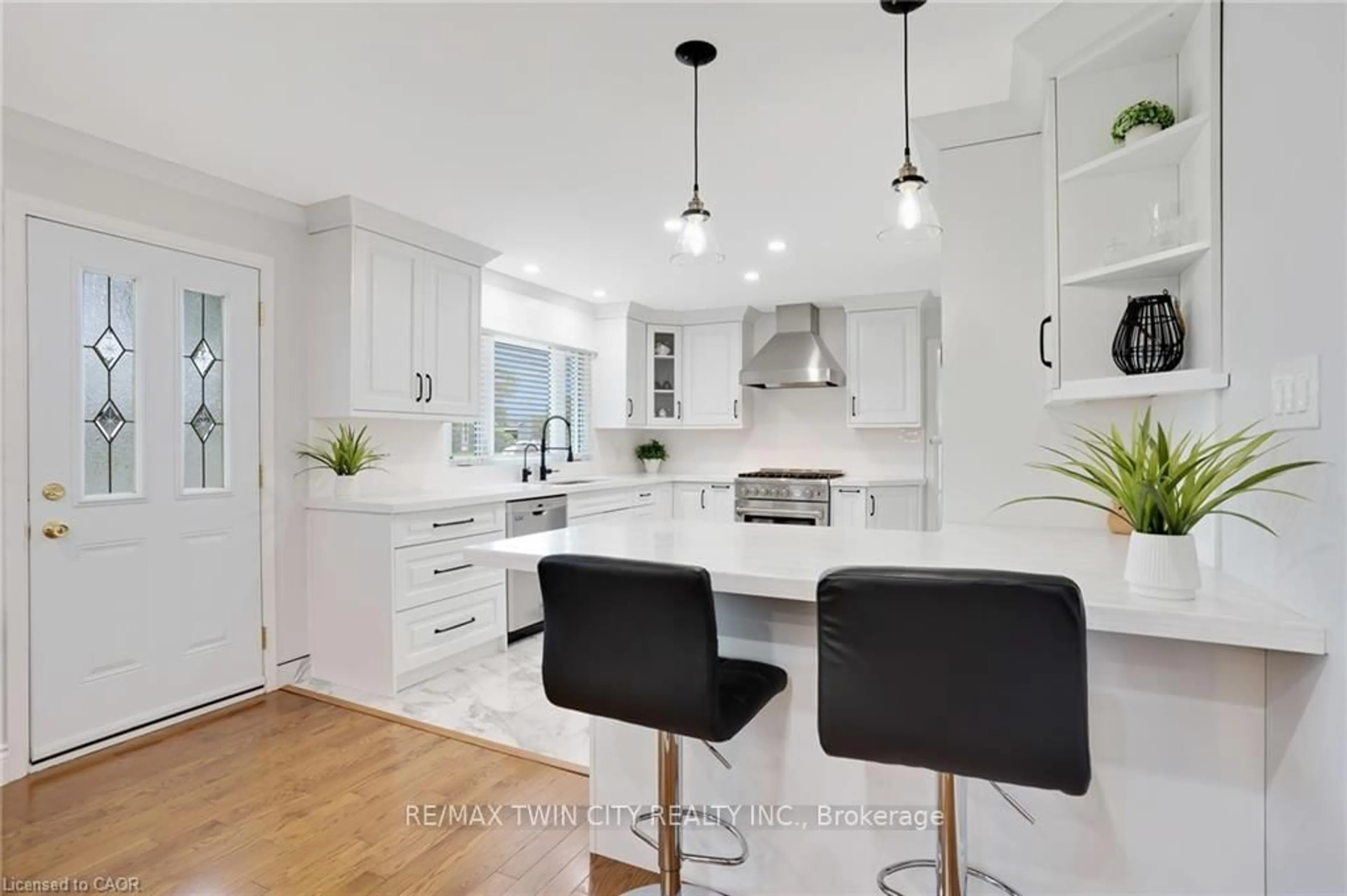 Contemporary kitchen, ceramic/tile floor for 7011 Wellington Road 124 Rd, Guelph/Eramosa Ontario N1H 6J4