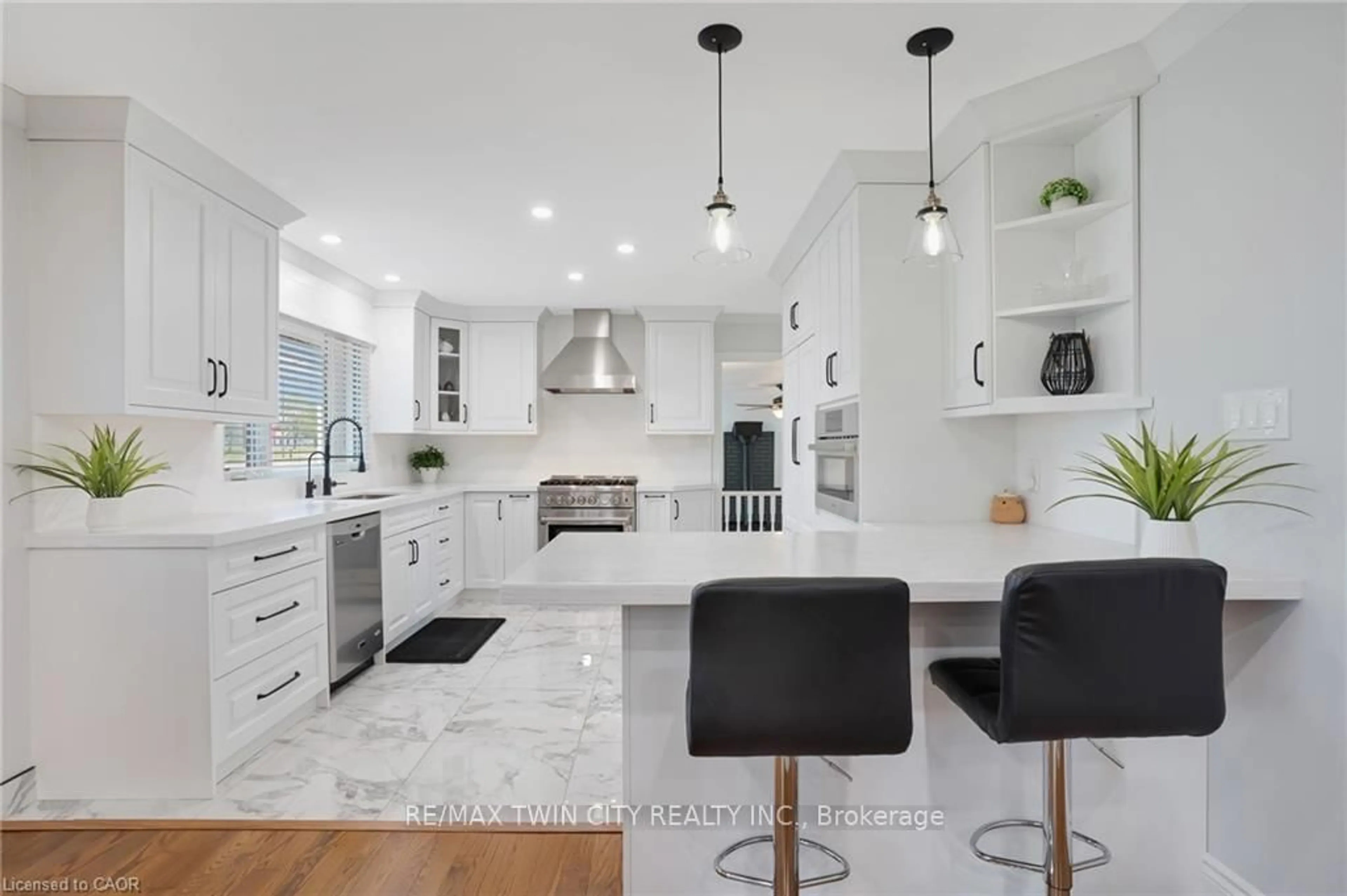 Contemporary kitchen, ceramic/tile floor for 7011 Wellington Road 124 Rd, Guelph/Eramosa Ontario N1H 6J4