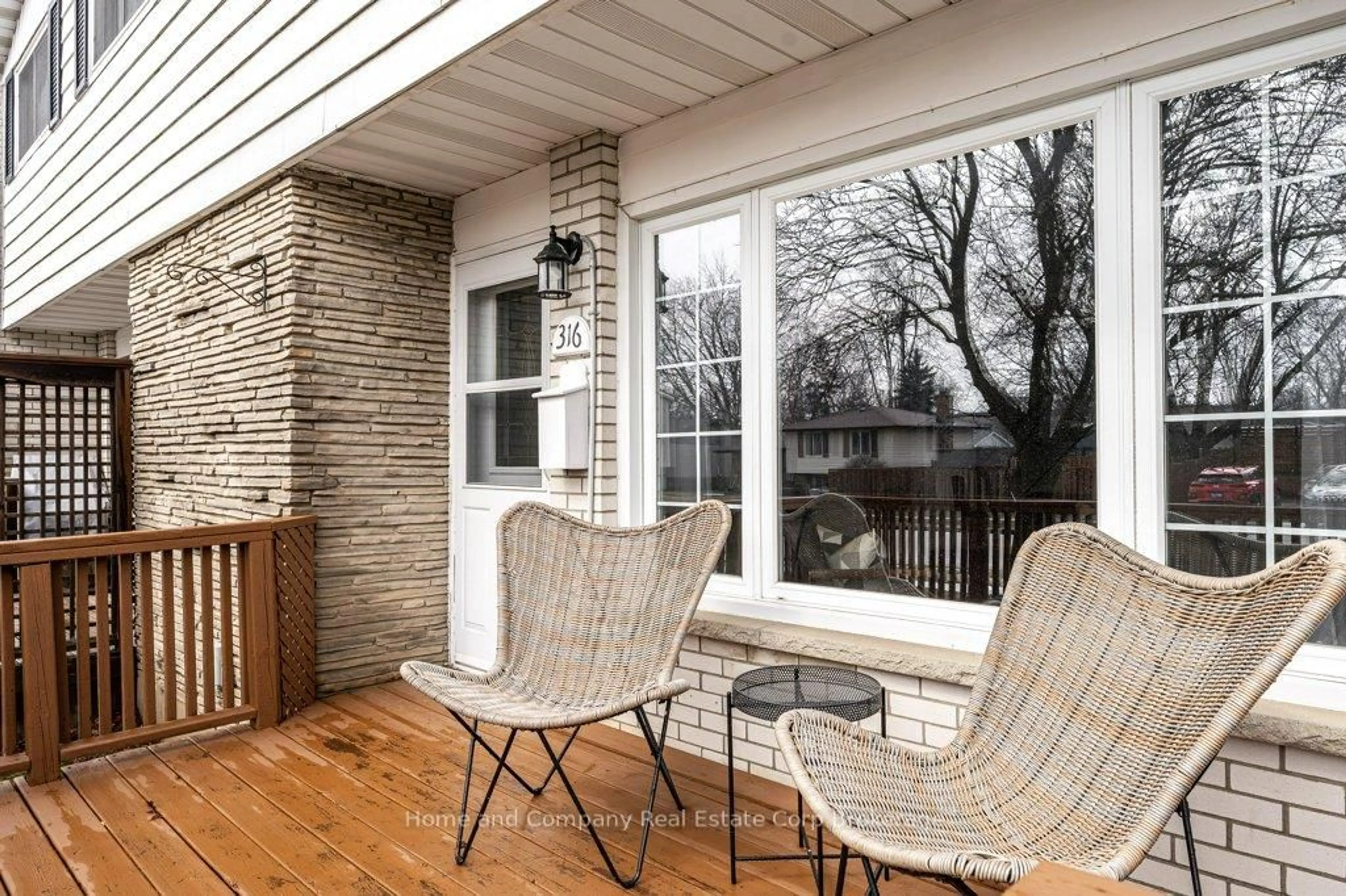 Patio, street for 316 Elgin Cres, Stratford Ontario N5A 3Z7