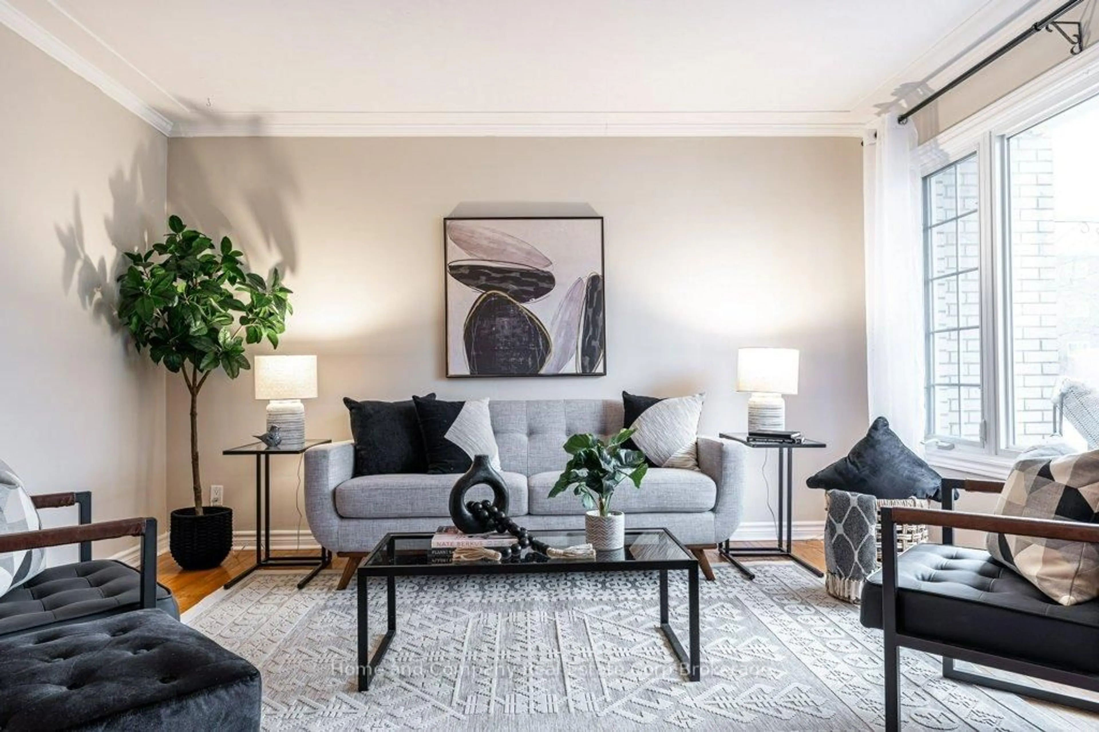 Living room with furniture, unknown for 316 Elgin Cres, Stratford Ontario N5A 3Z7