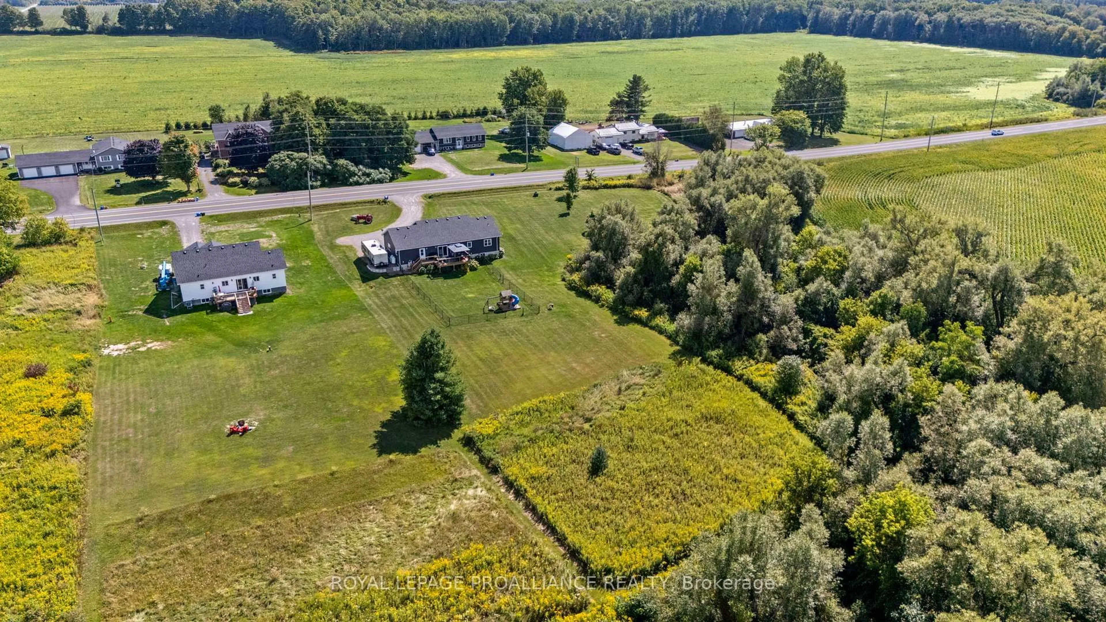 A pic from outside/outdoor area/front of a property/back of a property/a pic from drone, unknown for 11530 County Rd 2, Alnwick/Haldimand Ontario K0K 2G0