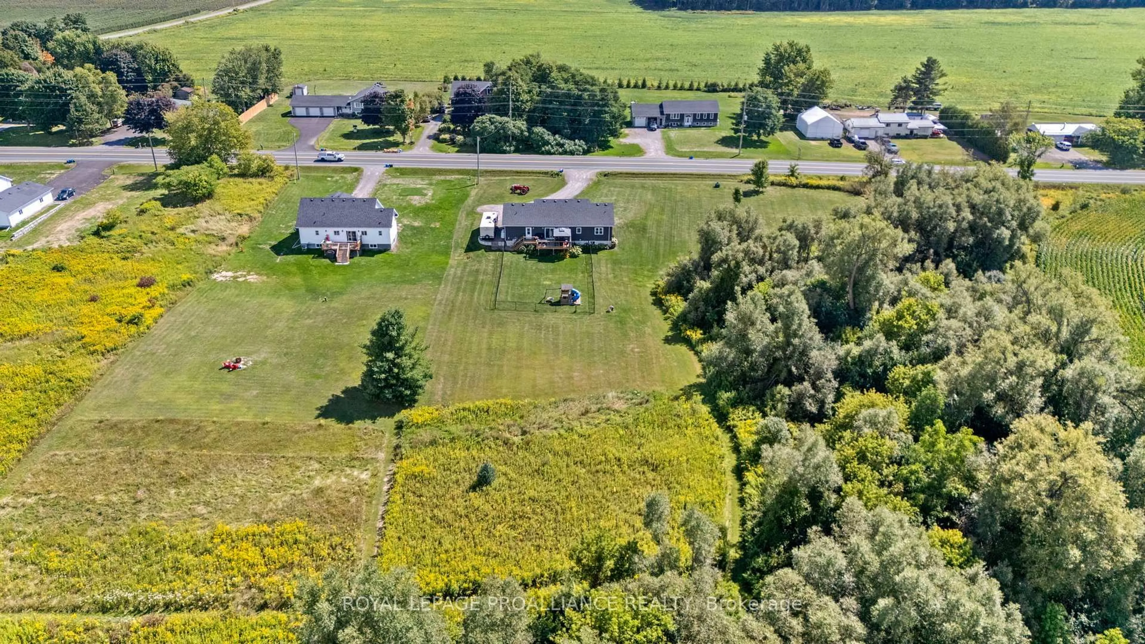 A pic from outside/outdoor area/front of a property/back of a property/a pic from drone, unknown for 11530 County Rd 2, Alnwick/Haldimand Ontario K0K 2G0