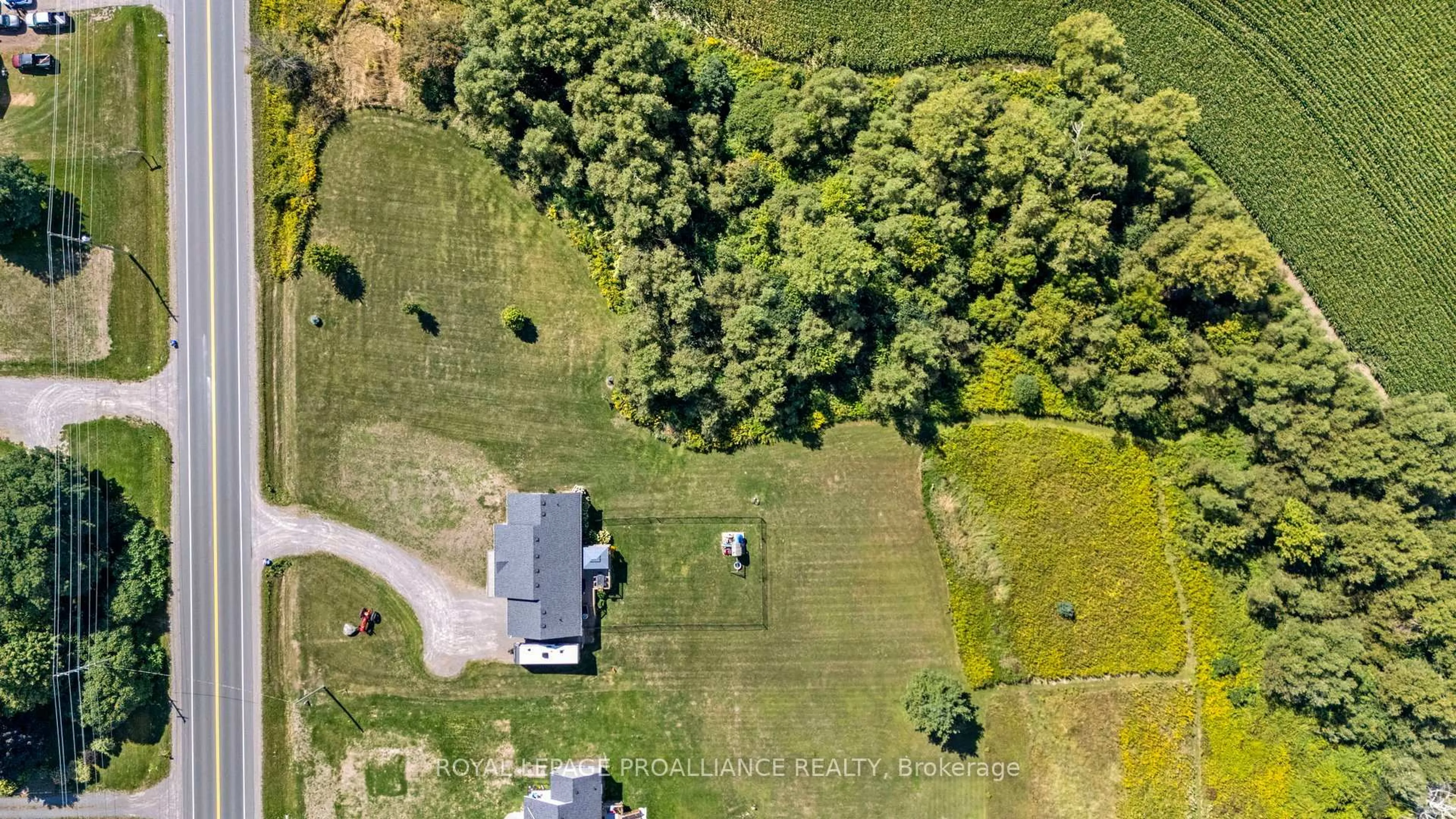A pic from outside/outdoor area/front of a property/back of a property/a pic from drone, unknown for 11530 County Rd 2, Alnwick/Haldimand Ontario K0K 2G0